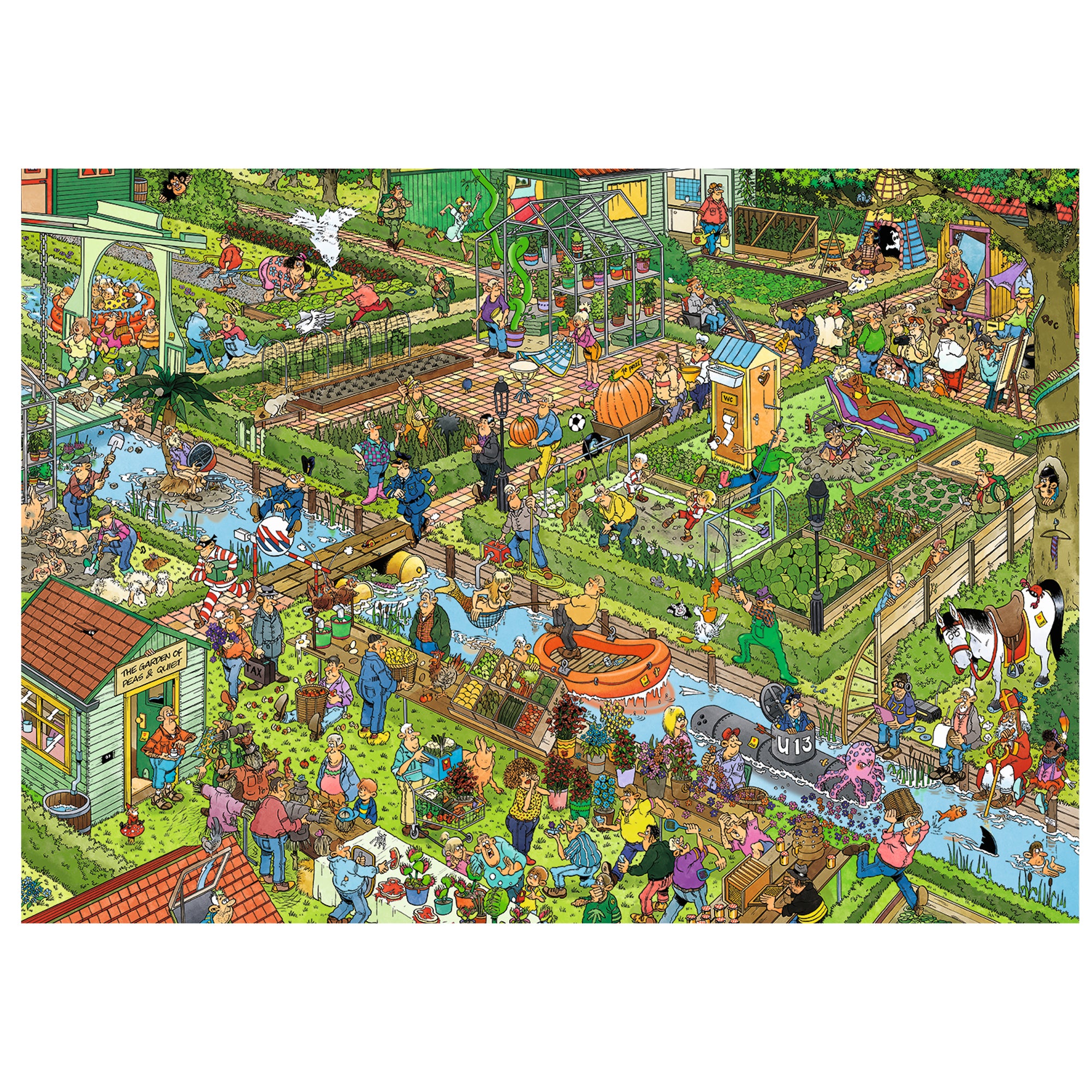 Jan van Haasteren - The Vegetable Garden (1000 pieces)