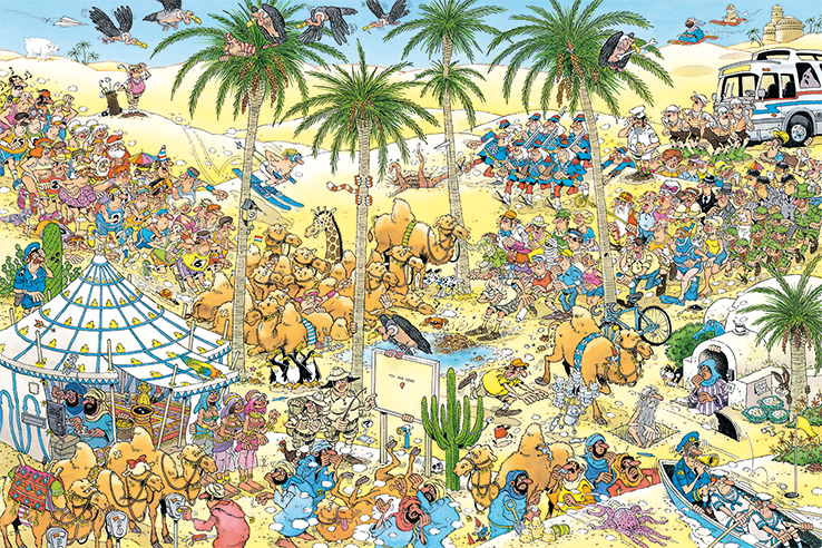Jan van Haasteren - The Oasis (1500 pieces)