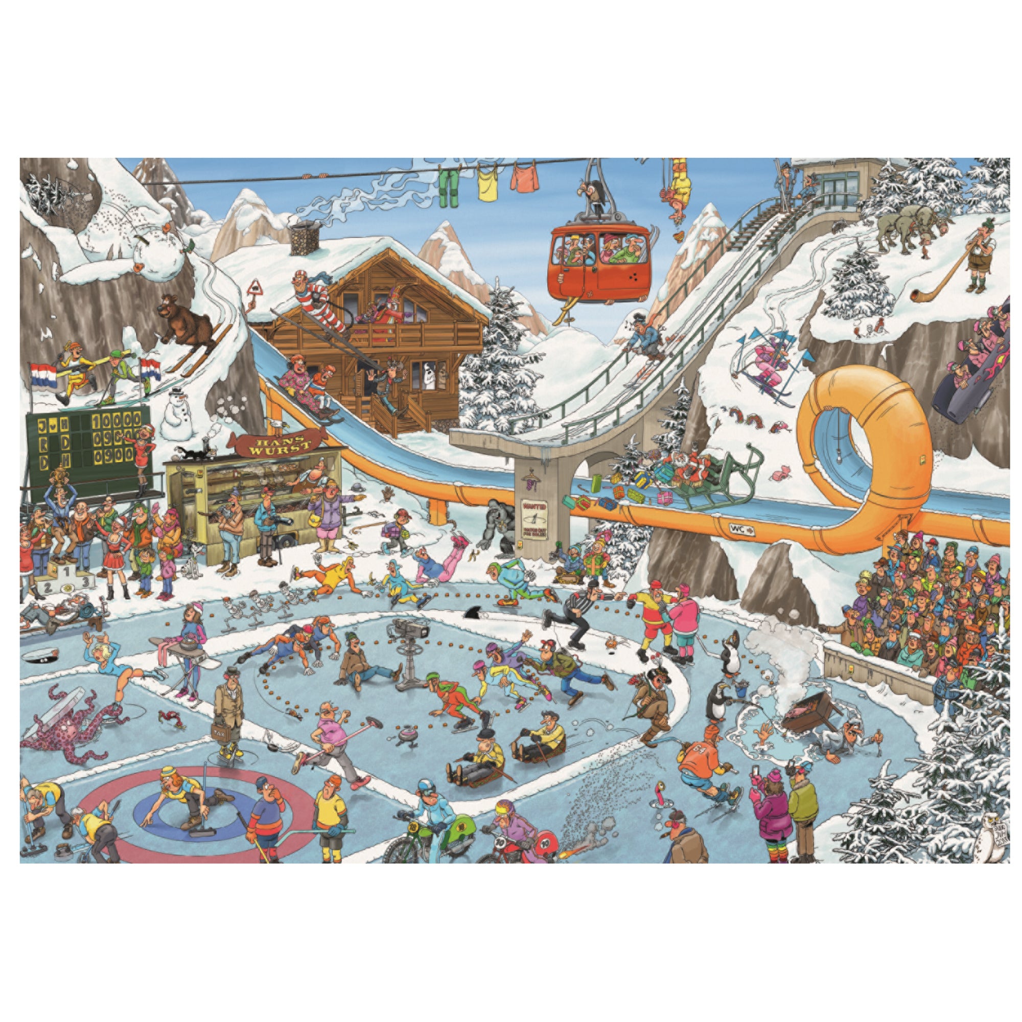 Jan van Haasteren - The Winter Games (1000 pieces)