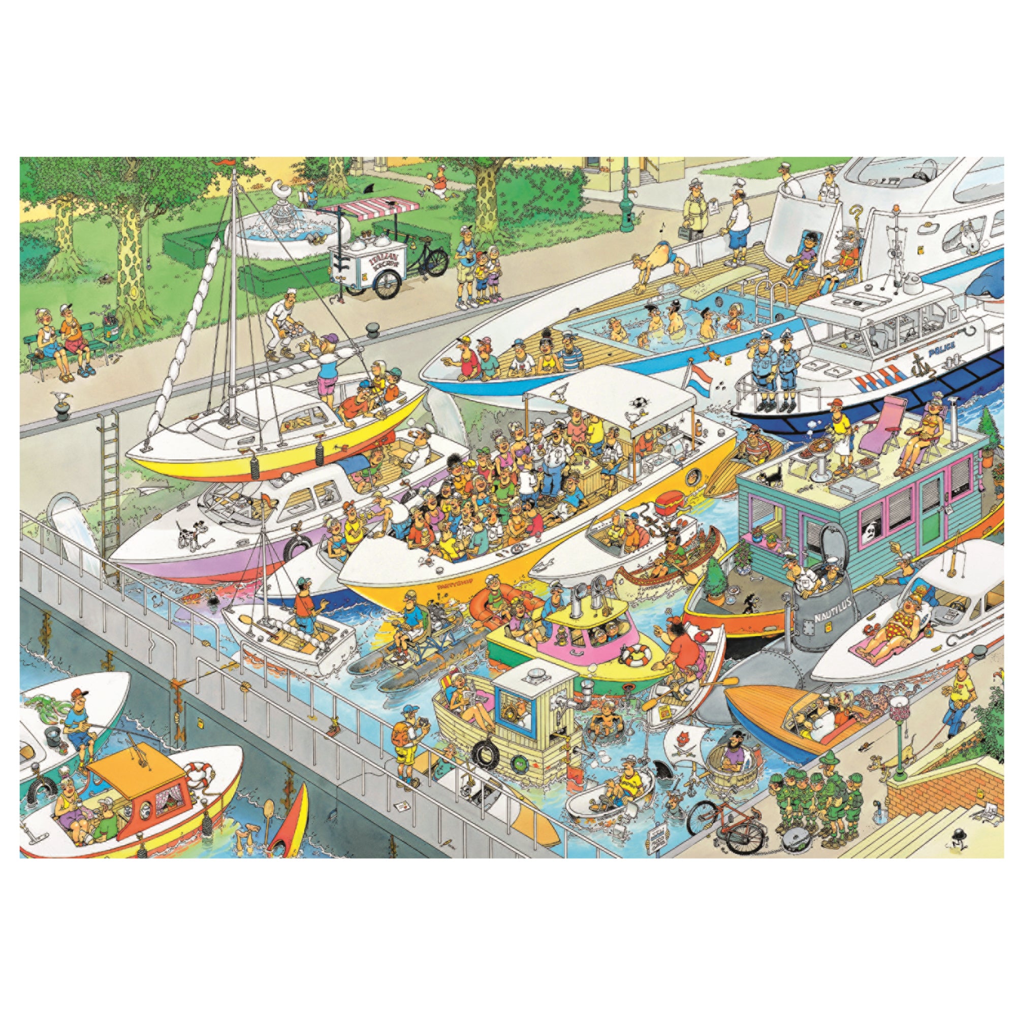 Jan van Haasteren - The Locks (1000 pieces)