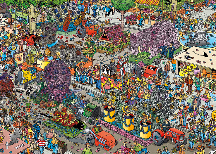 Jan van Haasteren - The Flower Parade (1000 pieces)