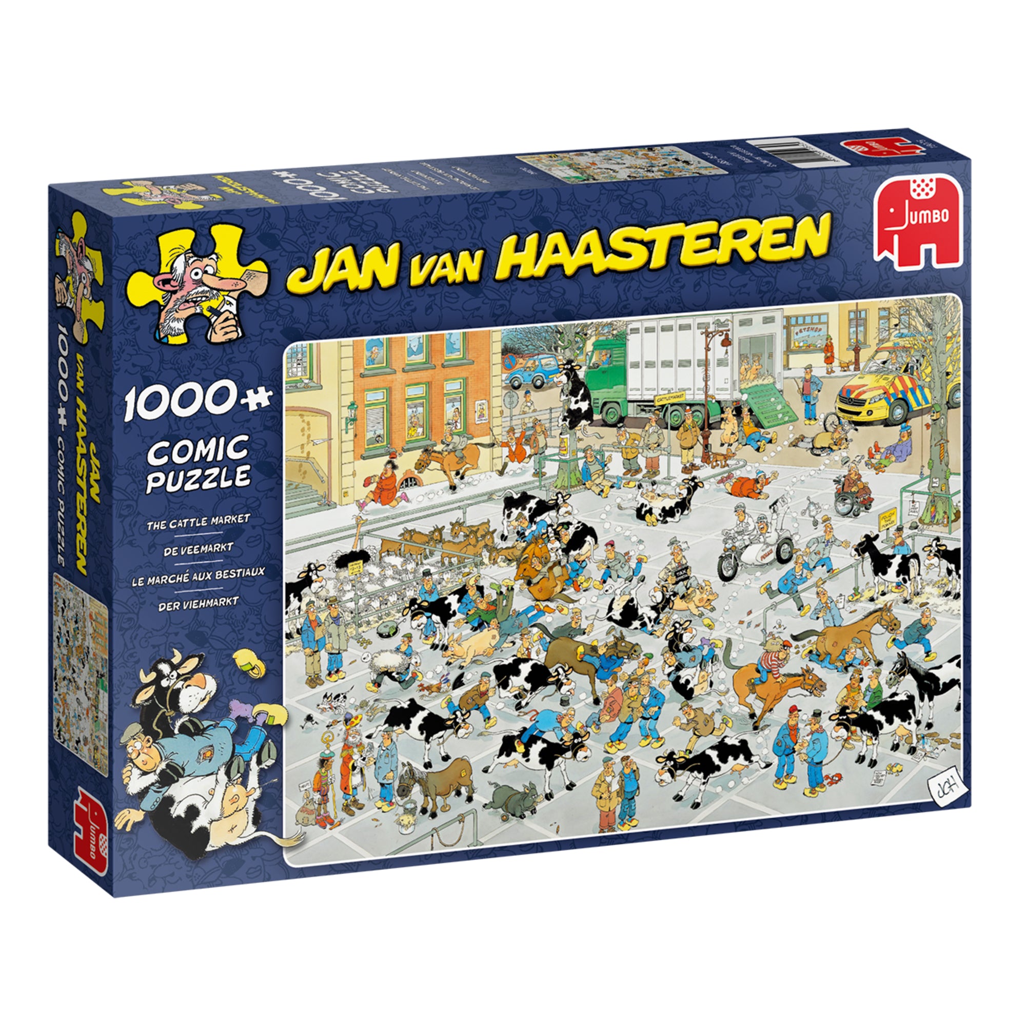 Jan van Haasteren - The Cattle Market (1000 pieces)