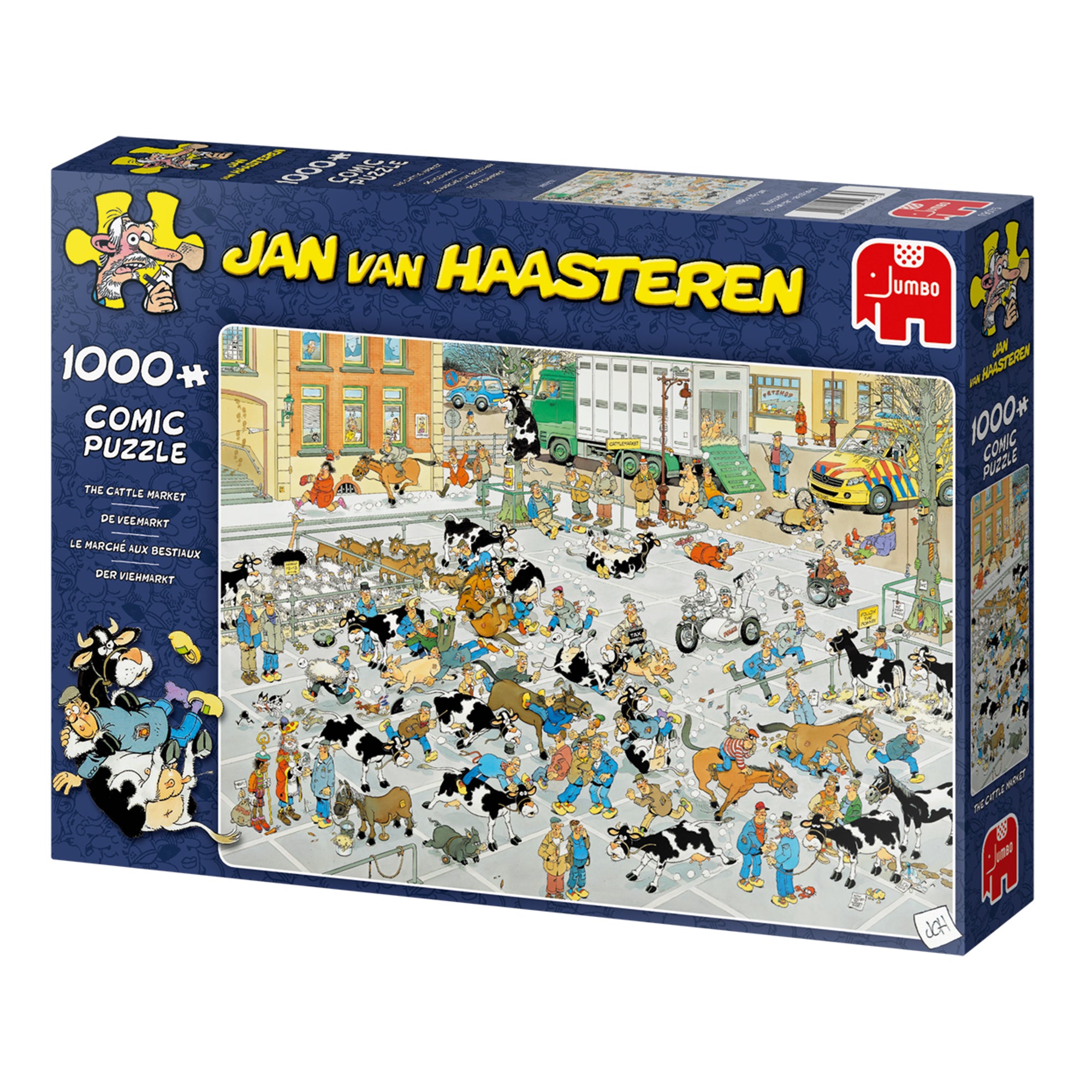 Jan van Haasteren - The Cattle Market (1000 pieces)
