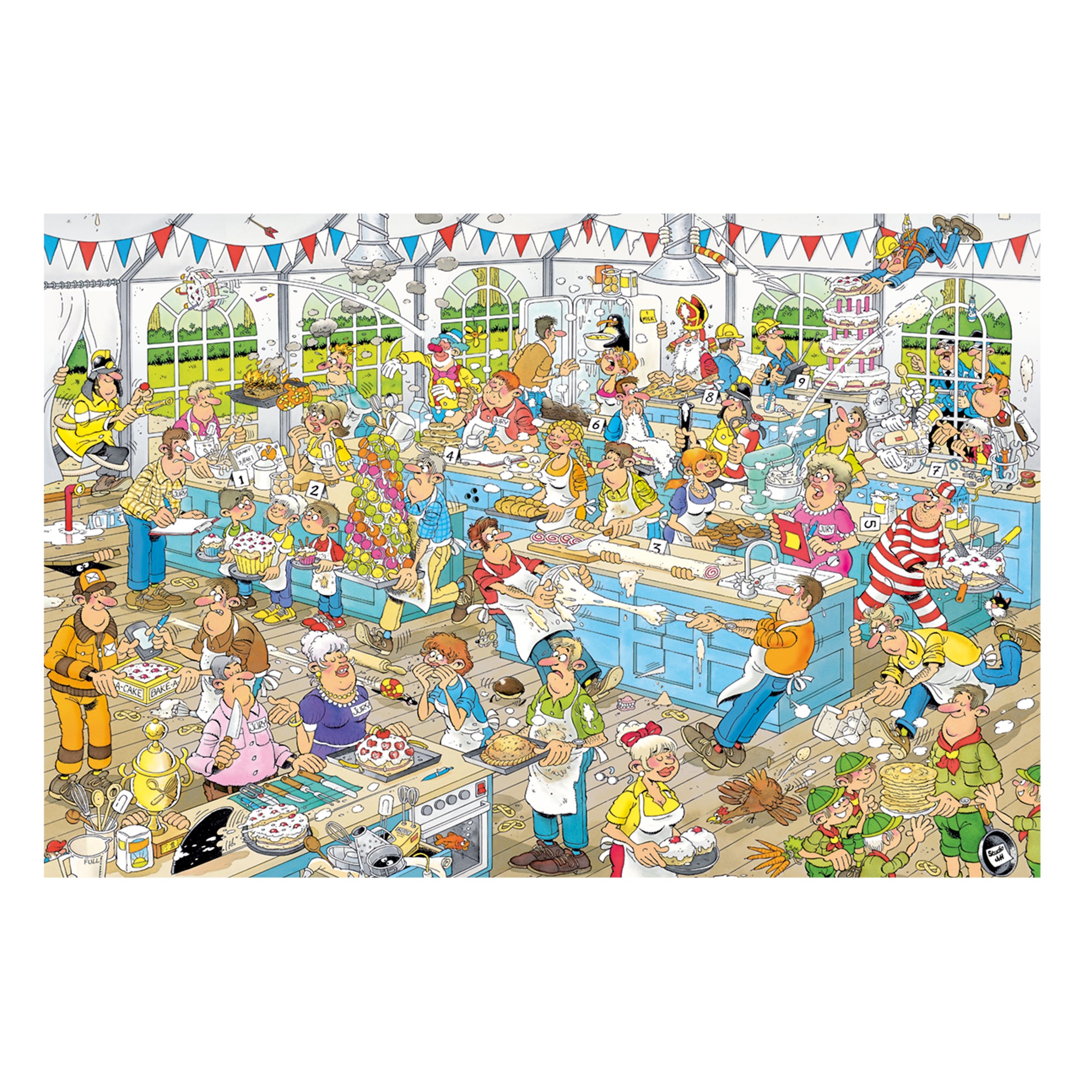 Jan van Haasteren - Clash of the Bakers (1500 pieces)