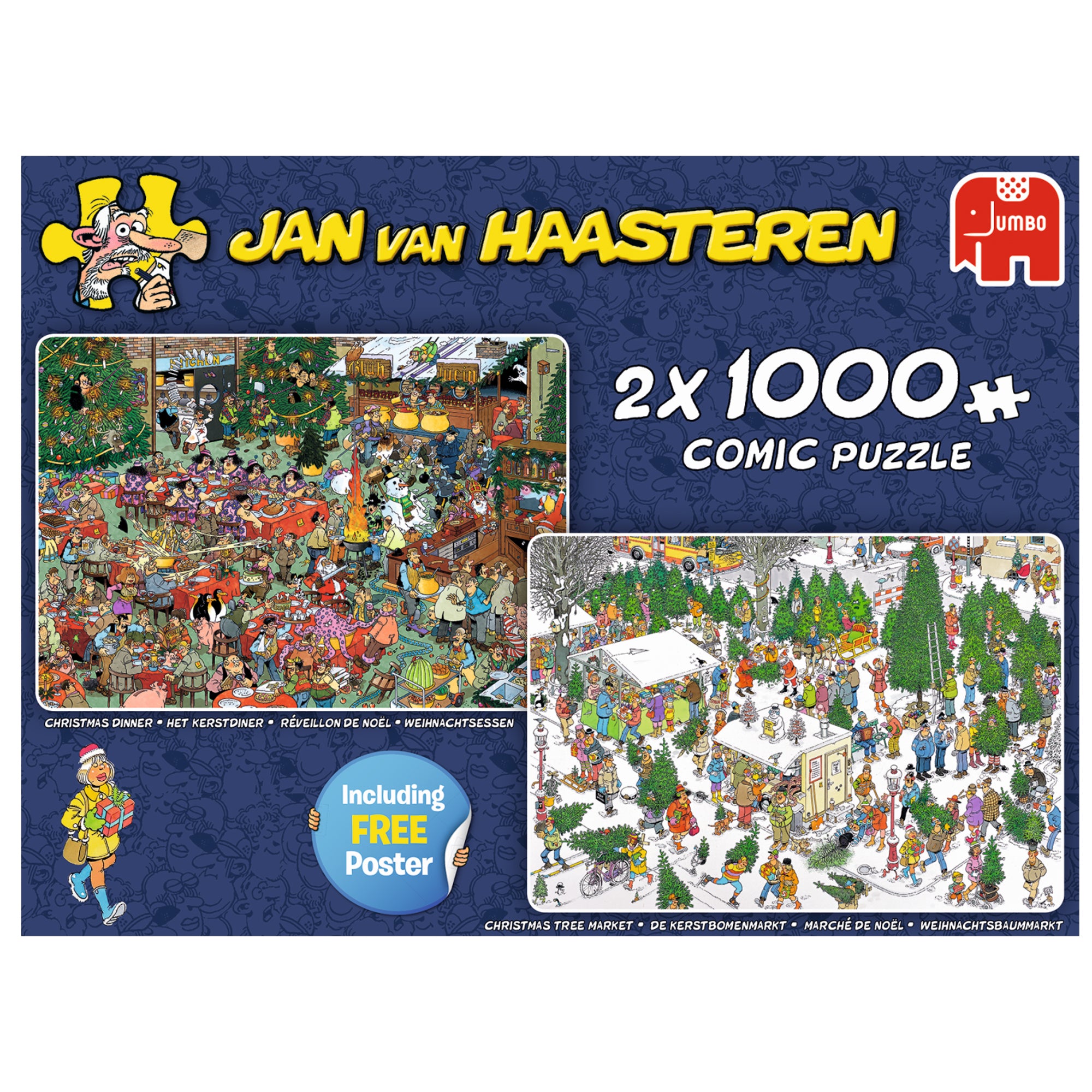 Jan van Haasteren - Christmas Gifts (2x1000 pieces)