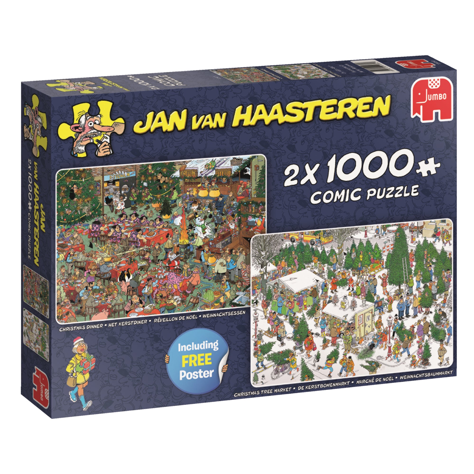 Jan van Haasteren - Christmas Gifts (2x1000 pieces)