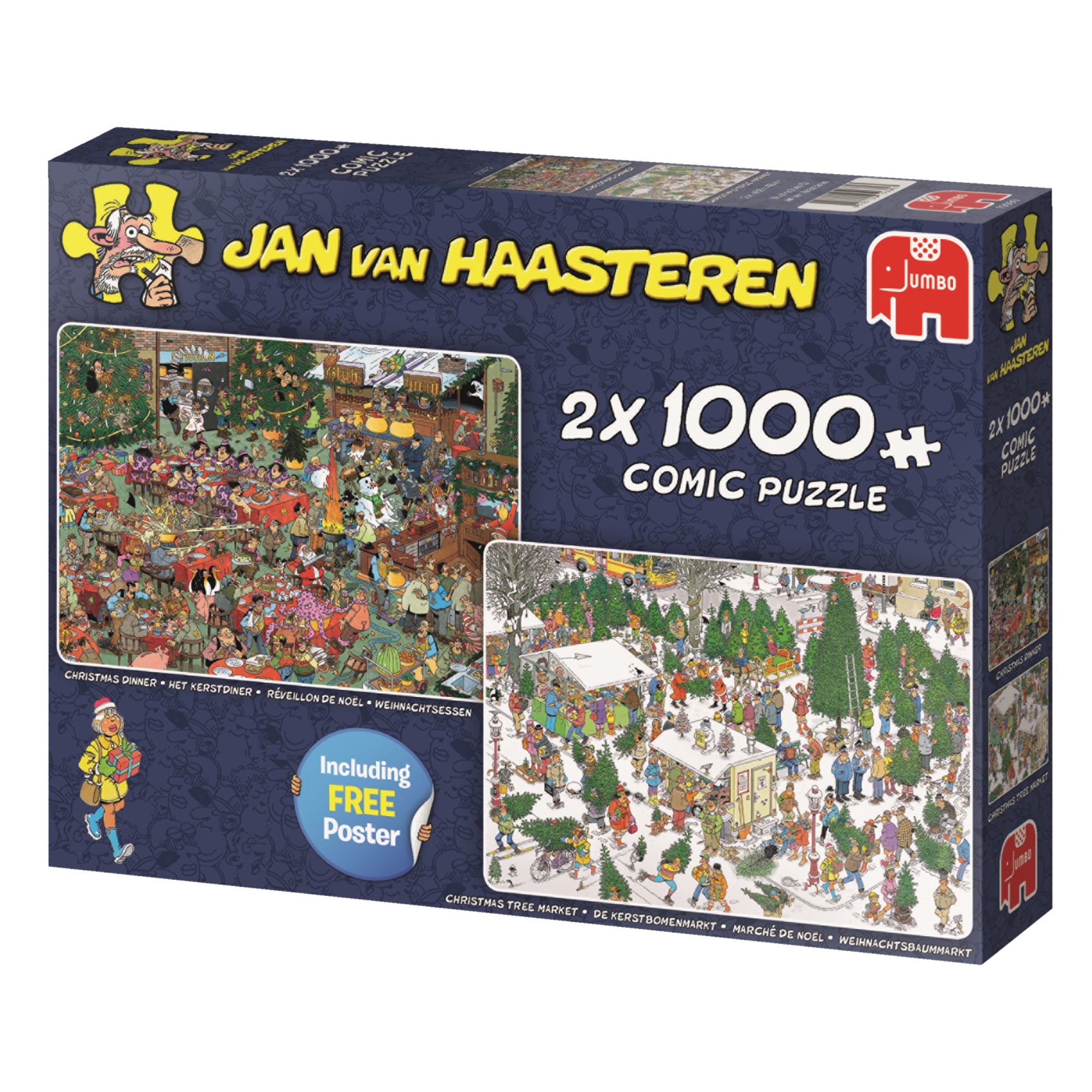 Jan van Haasteren - Christmas Gifts (2x1000 pieces)