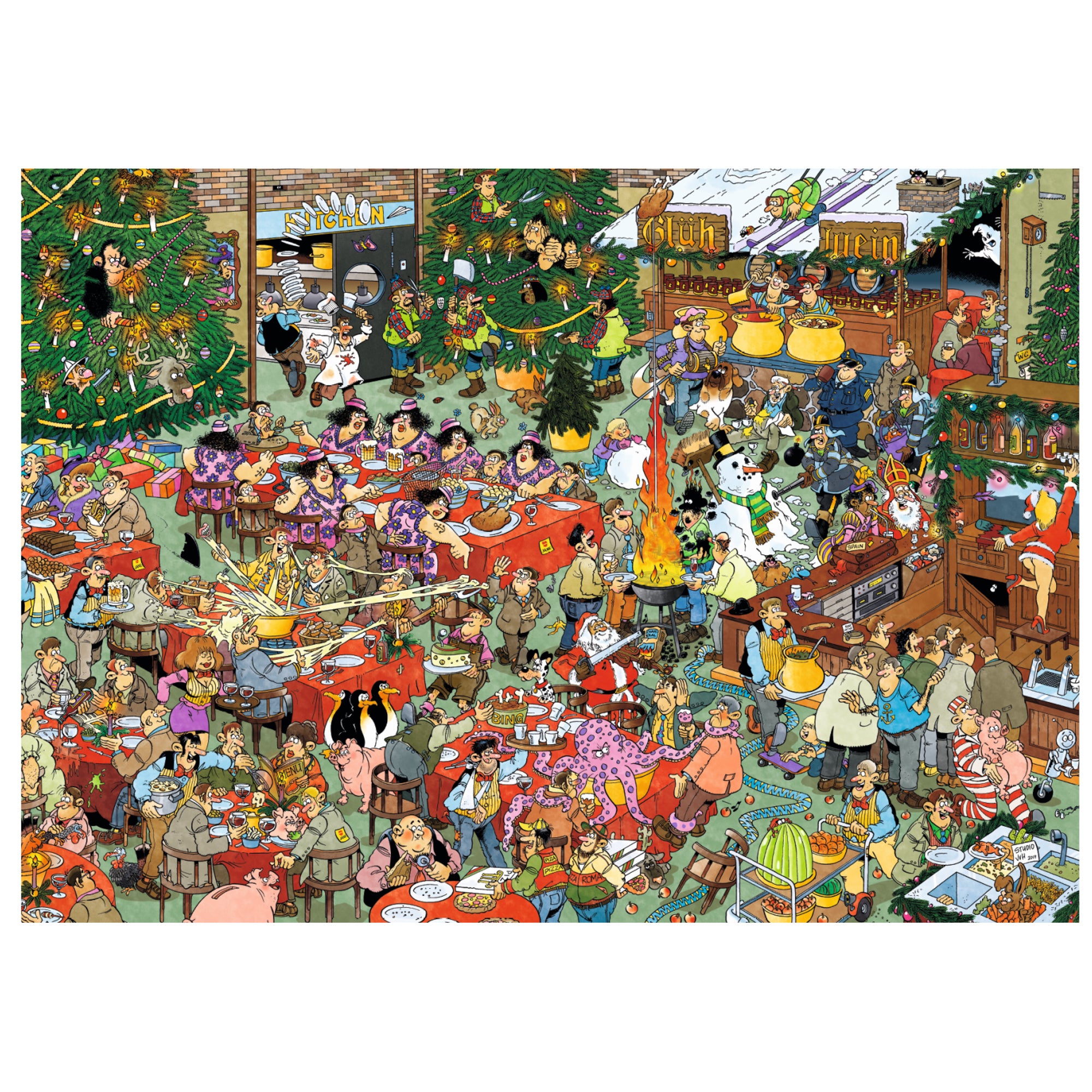 Jan van Haasteren - Christmas Gifts (2x1000 pieces)