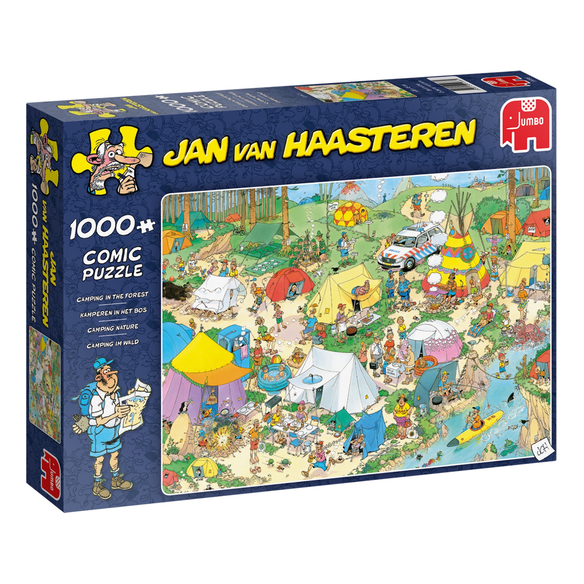 Jan van Haasteren - Camping in the Forest (1000 pieces)
