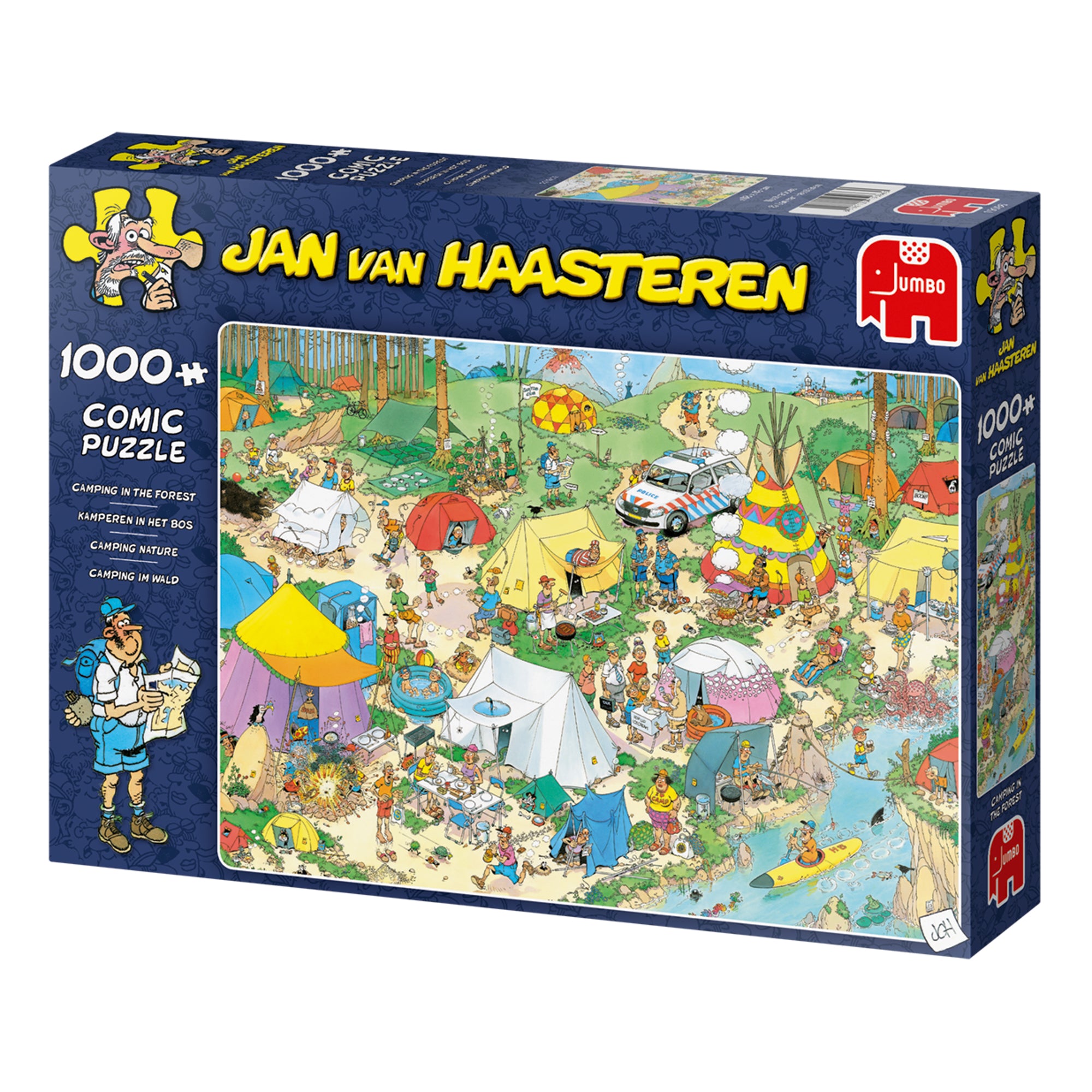 Jan van Haasteren - Camping in the Forest (1000 pieces)