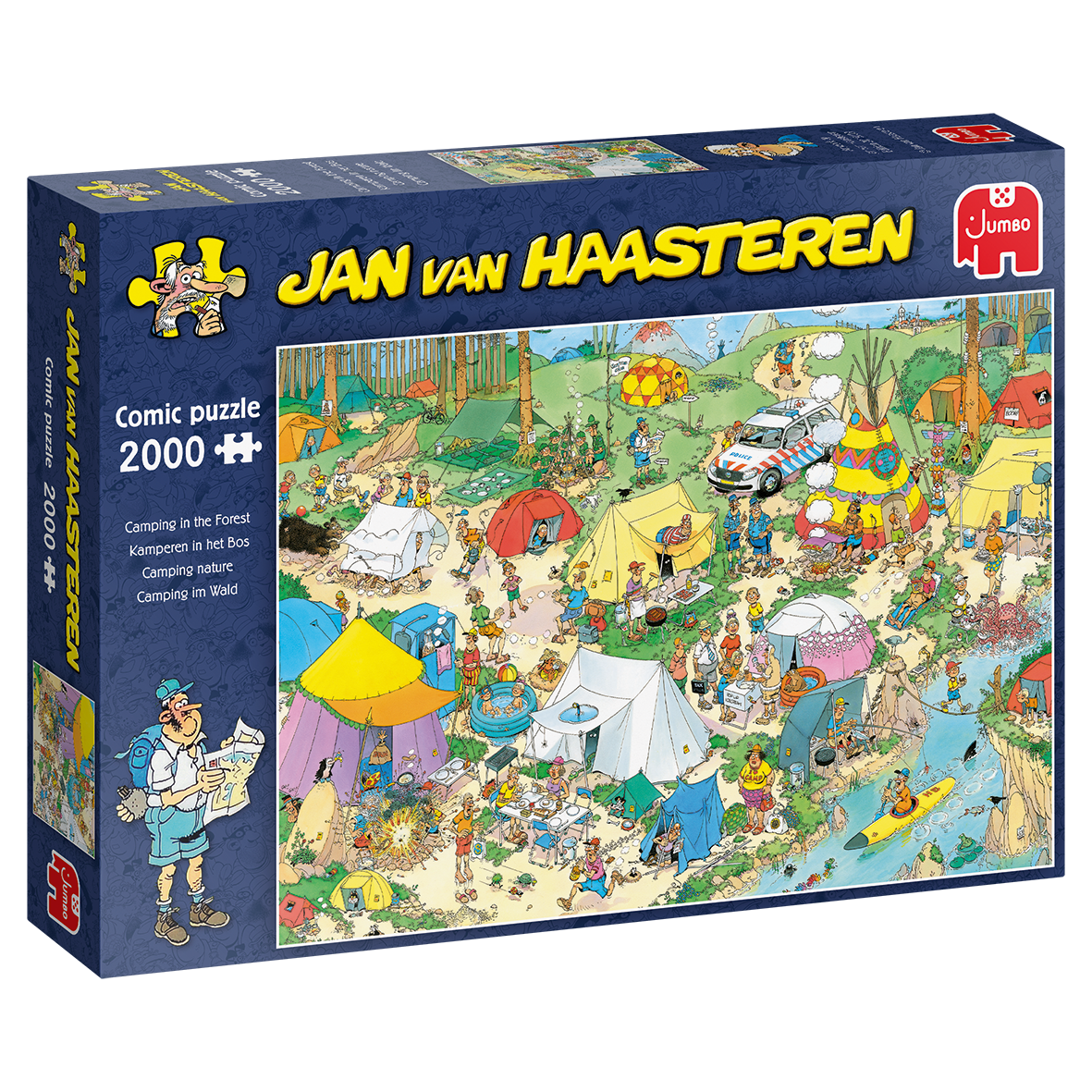 Jan van Haasteren - Camping in the Forest (2000 pieces)