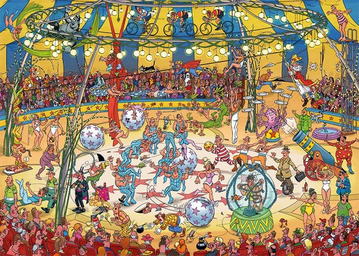 Jan van Haasteren - Acrobat Circus (1000 pieces)