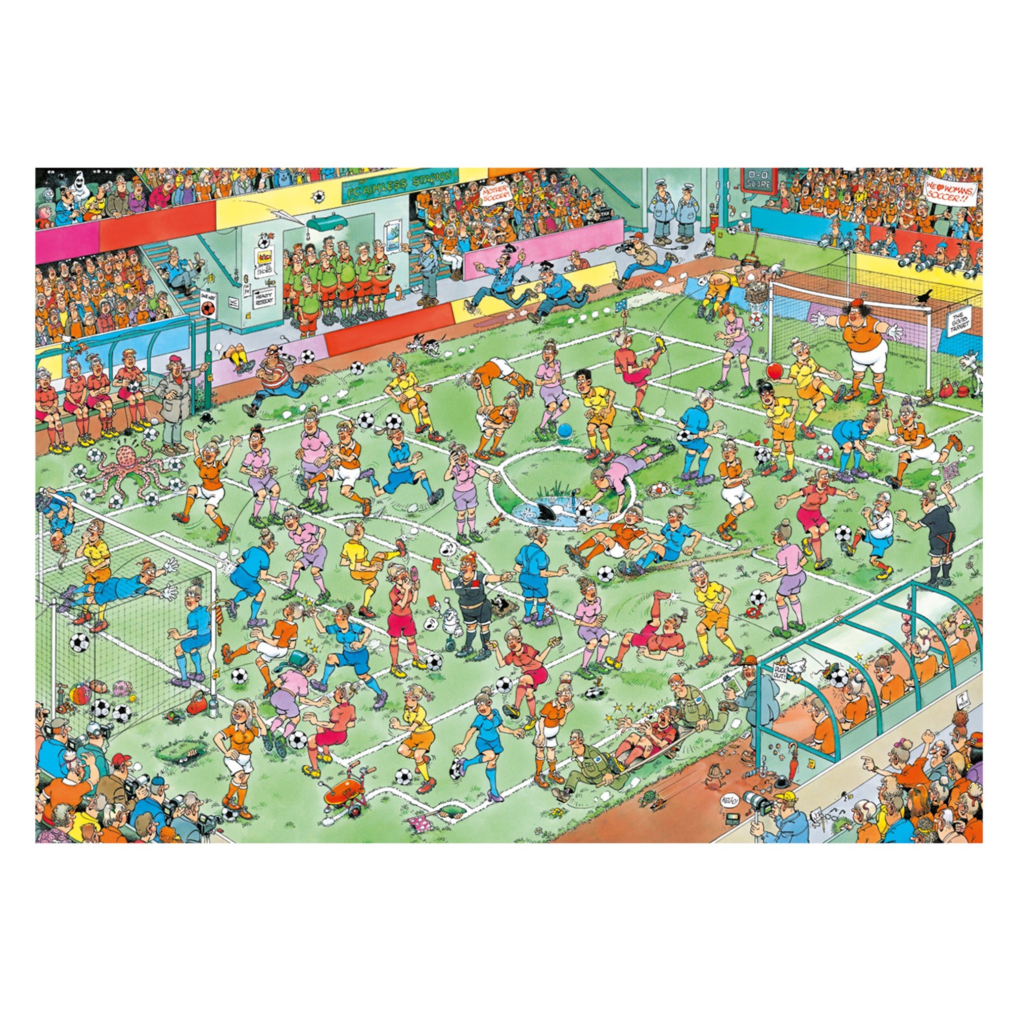 Jan van Haasteren - WC Women's Soccer (1000 pieces)