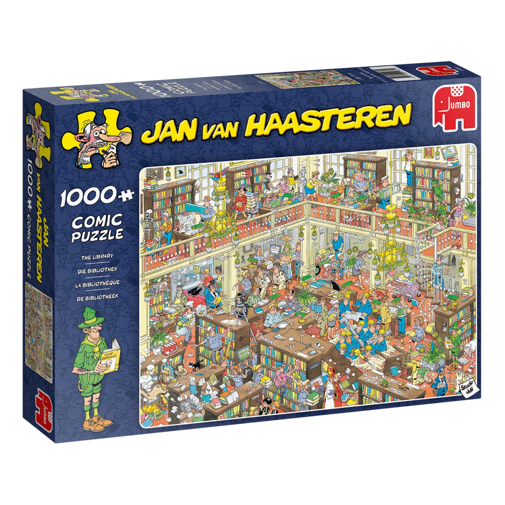 Jan van Haasteren - The Library (1000 pieces)