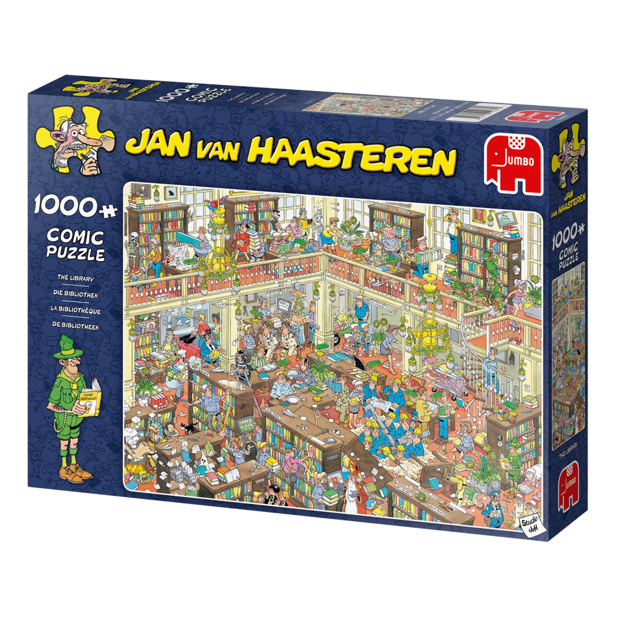 Jan van Haasteren - The Library (1000 pieces)