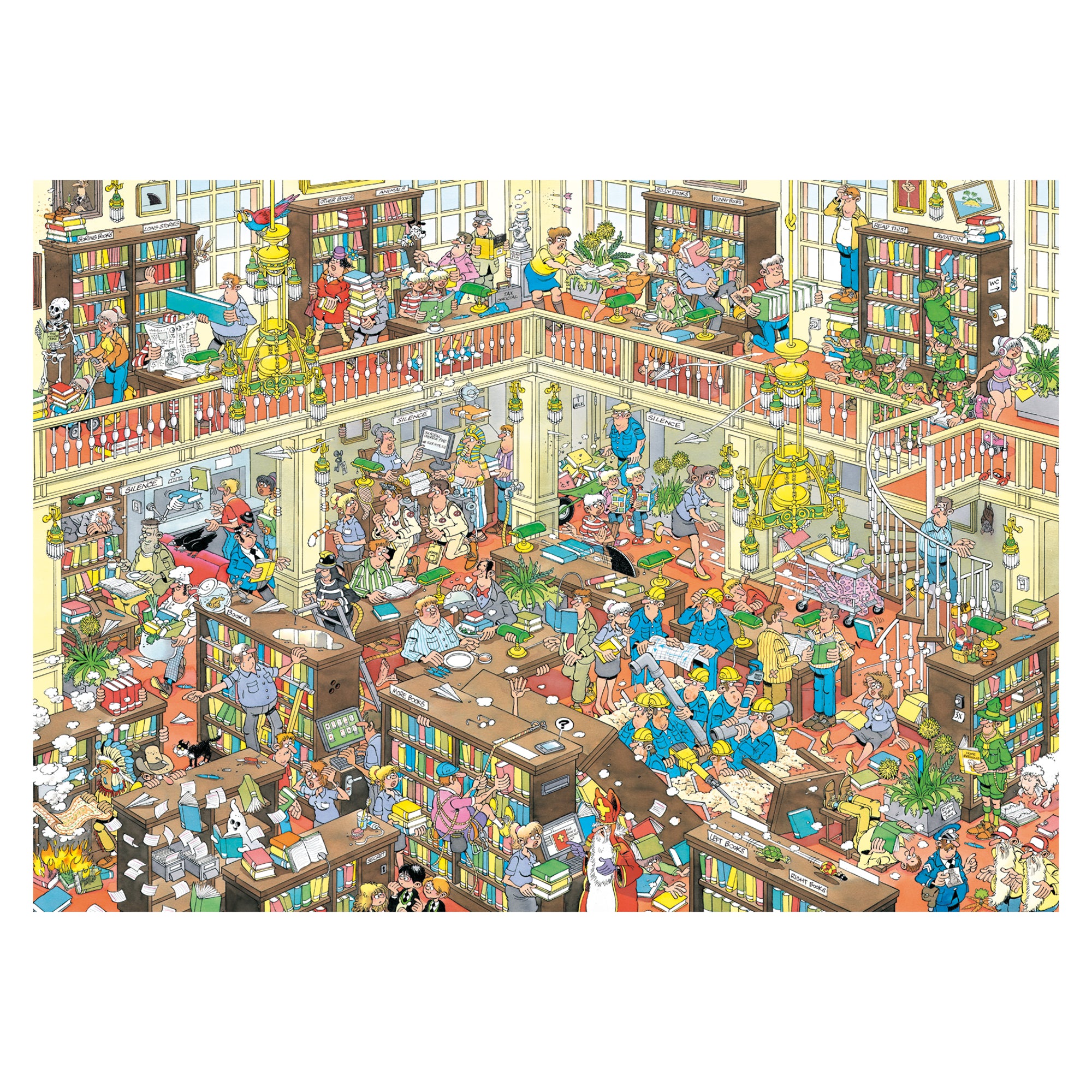Jan van Haasteren - The Library (1000 pieces)