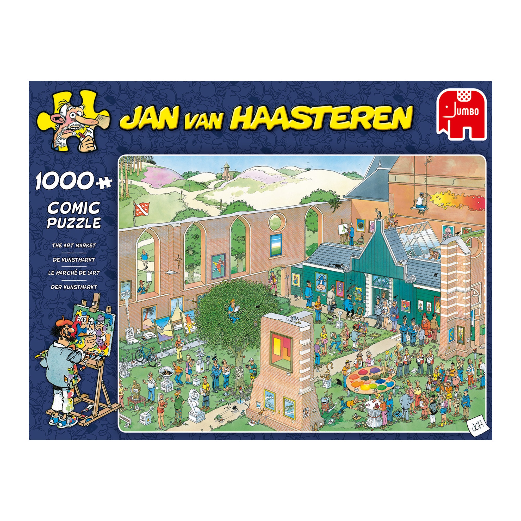 Jan van Haasteren - The Art Market (1000 pieces)