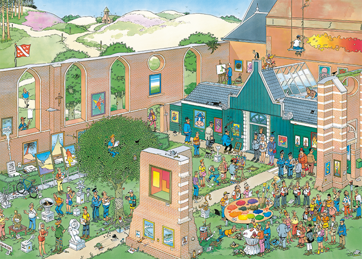 Jan van Haasteren - The Art Market (1000 pieces)