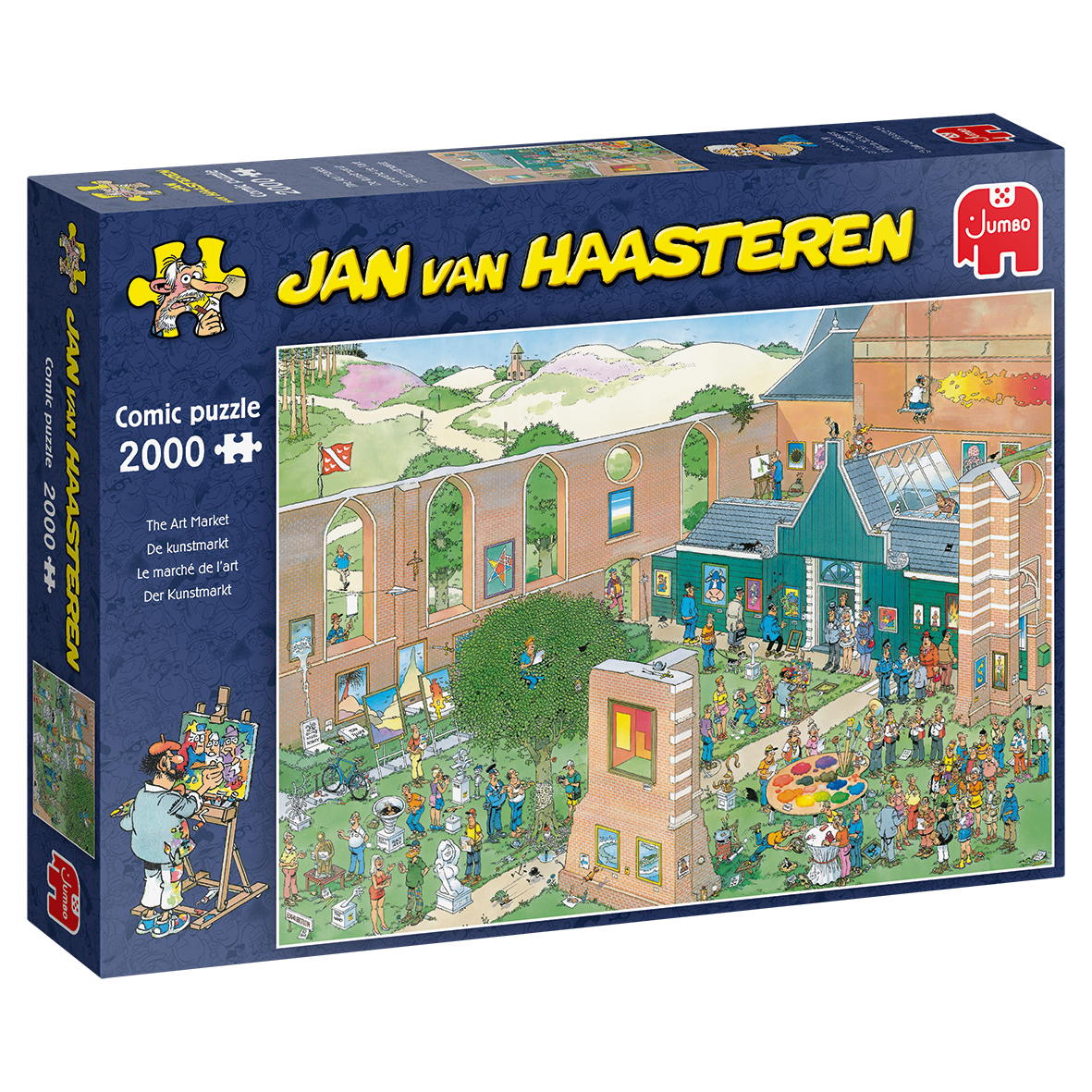 Jan van Haasteren - The Art Market (2000 pieces)