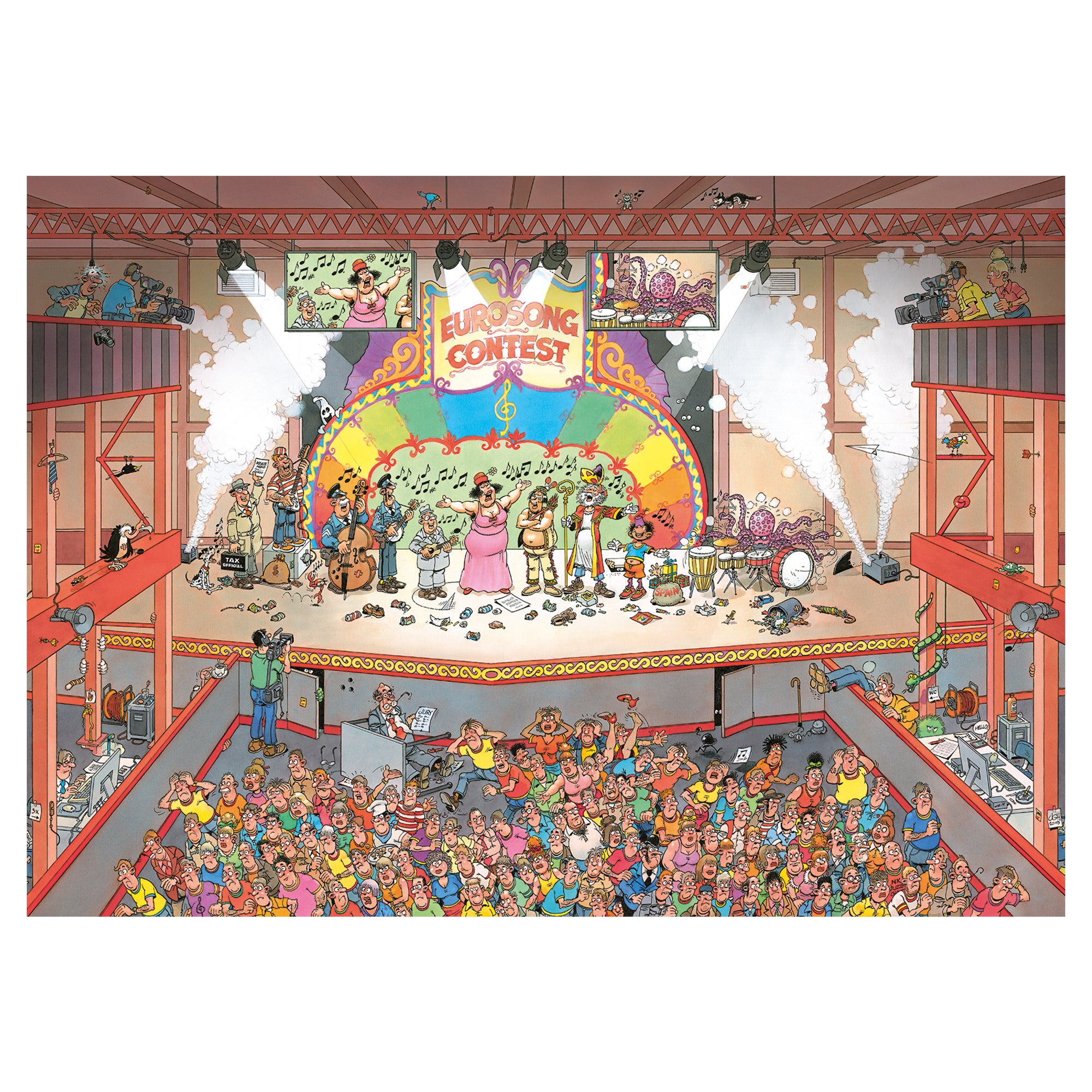 Jan van Haasteren - Eurosong Contest (1000 pieces)