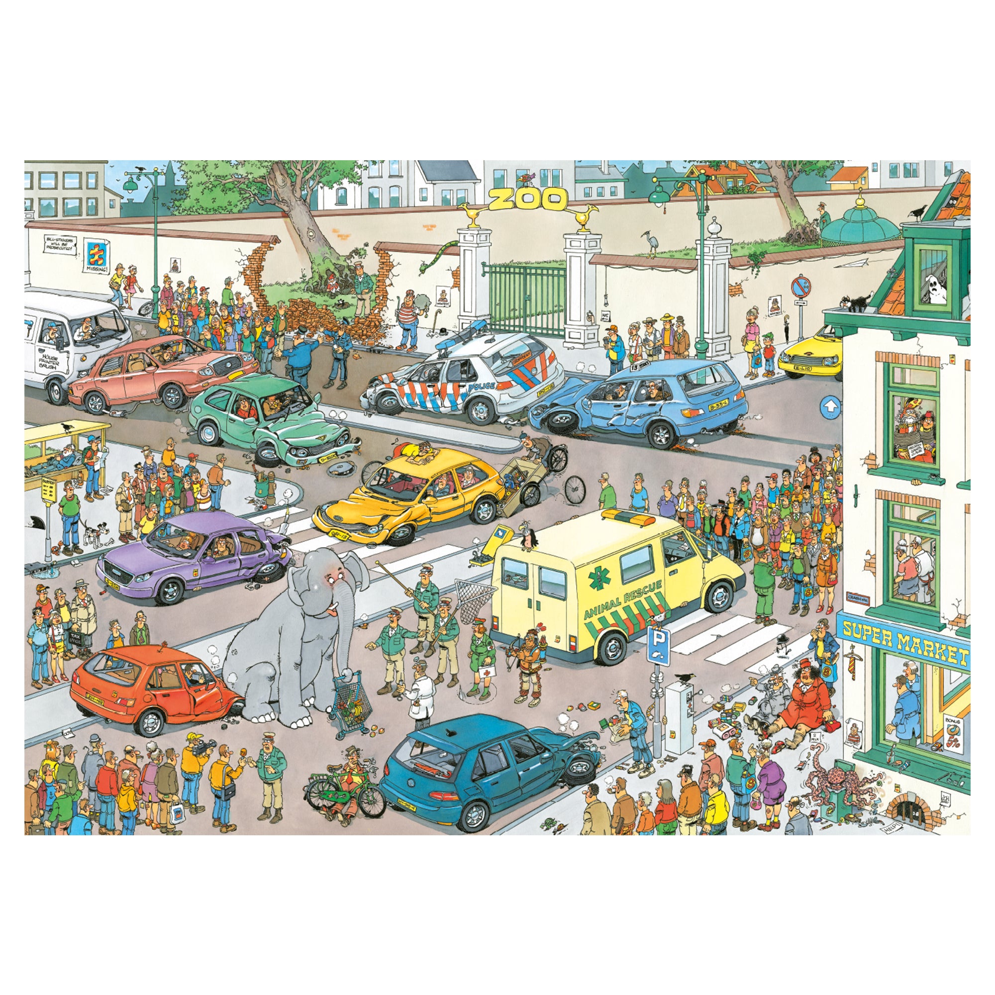 Jan van Haasteren - Jumbo Goes Shopping (1000 pieces)