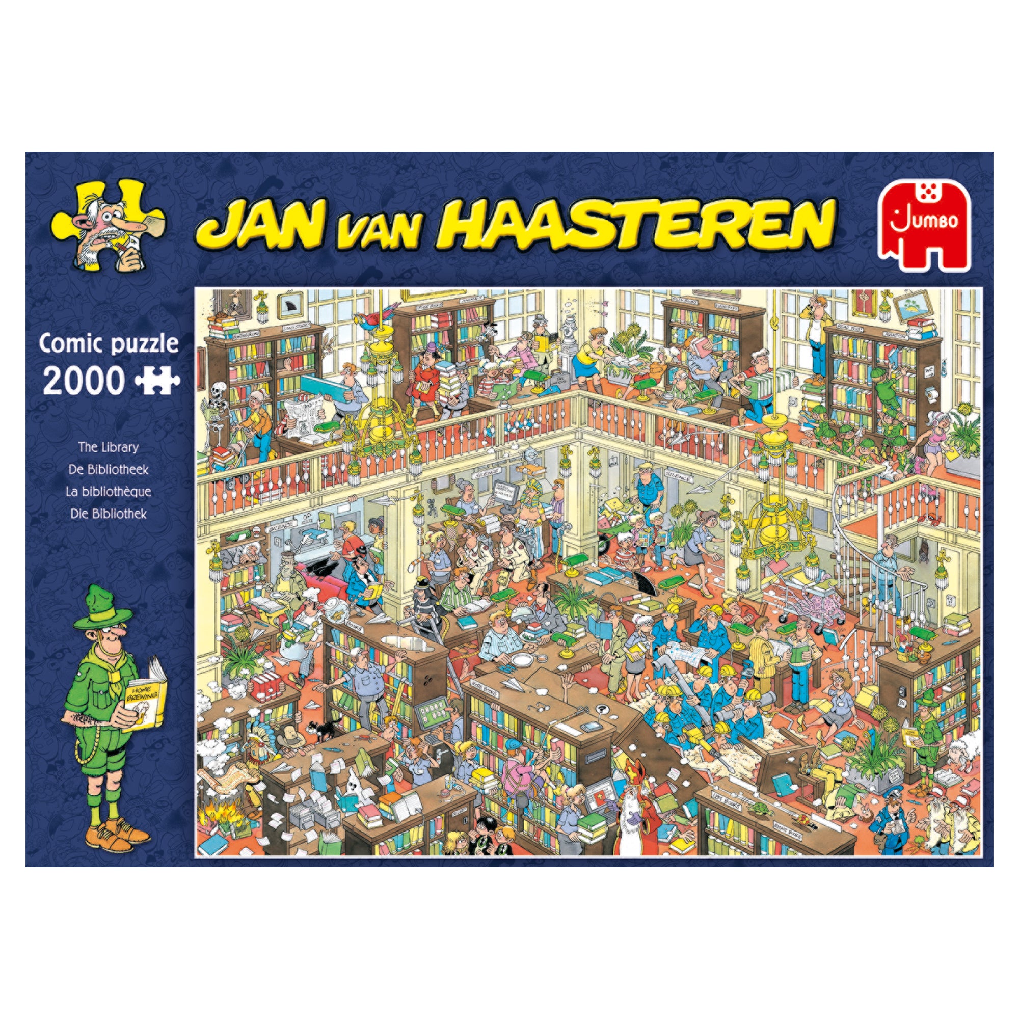 Jan van Haasteren - The Library (2000 pieces)
