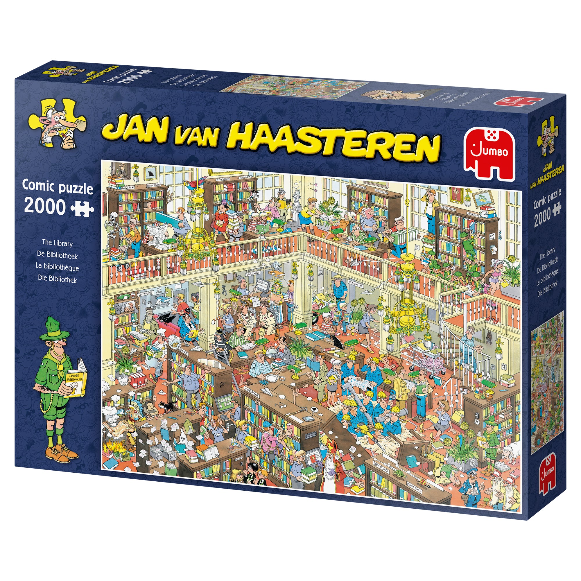 Jan van Haasteren - The Library (2000 pieces)