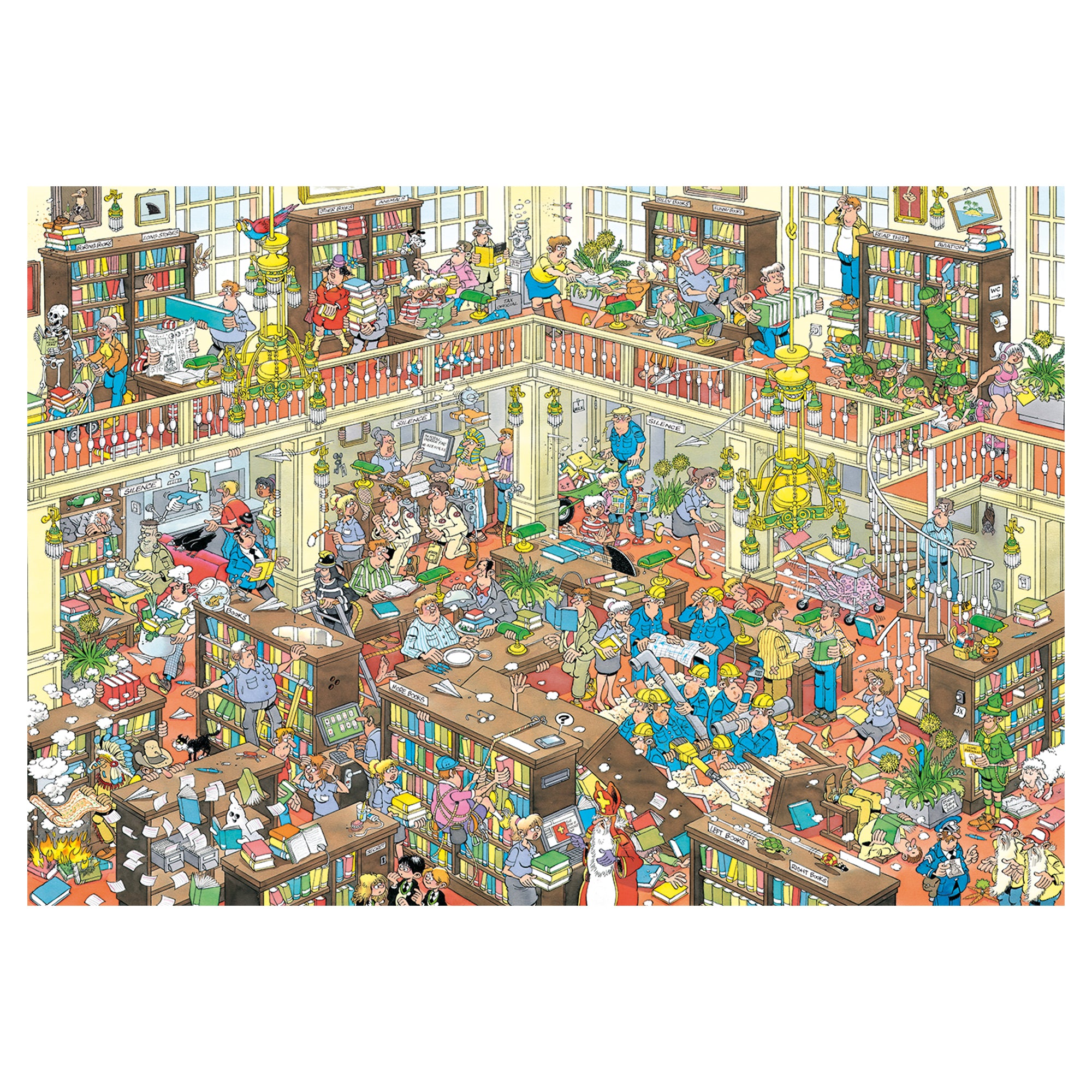 Jan van Haasteren - The Library (2000 pieces)