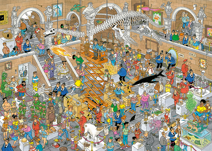 Jan van Haasteren - A Trip to the Museum (2x1000 pieces)