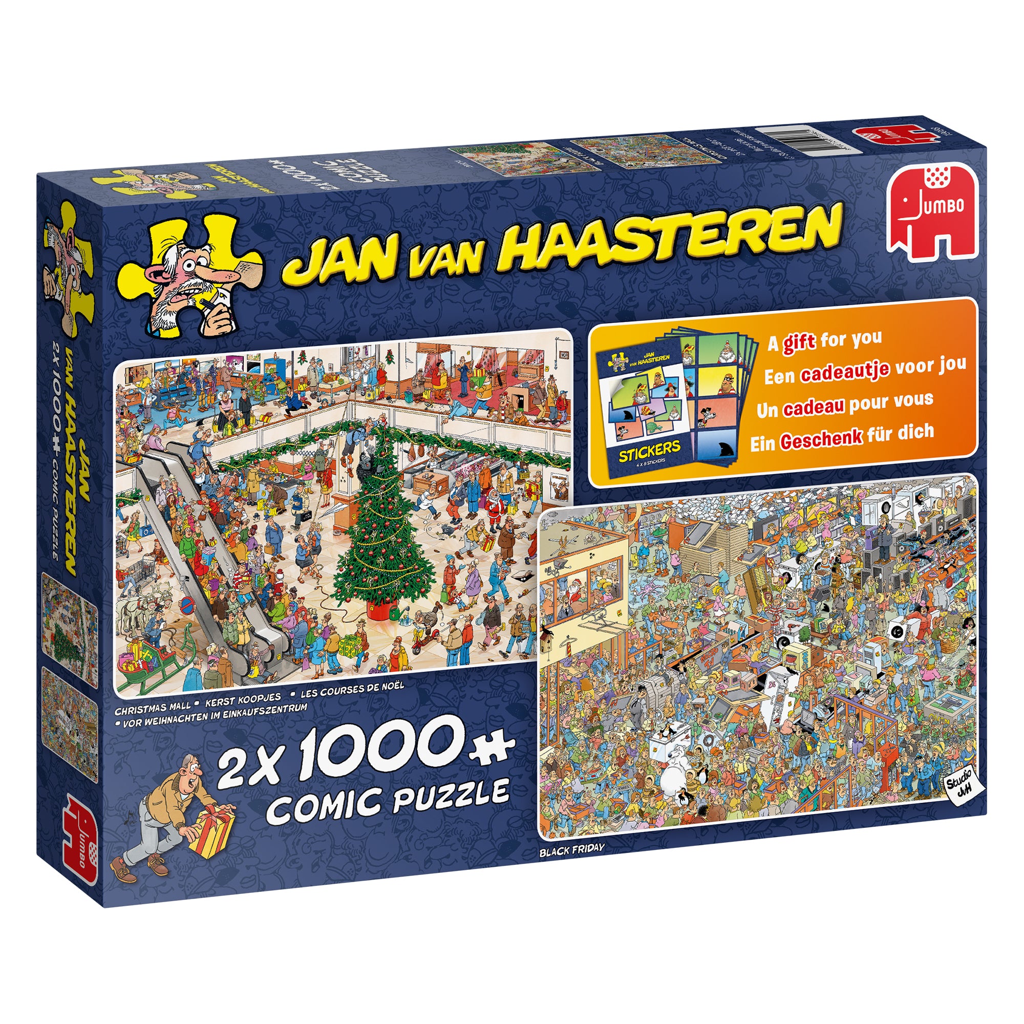 Jan van Haasteren - Holiday Shopping (2x 1000 pieces)