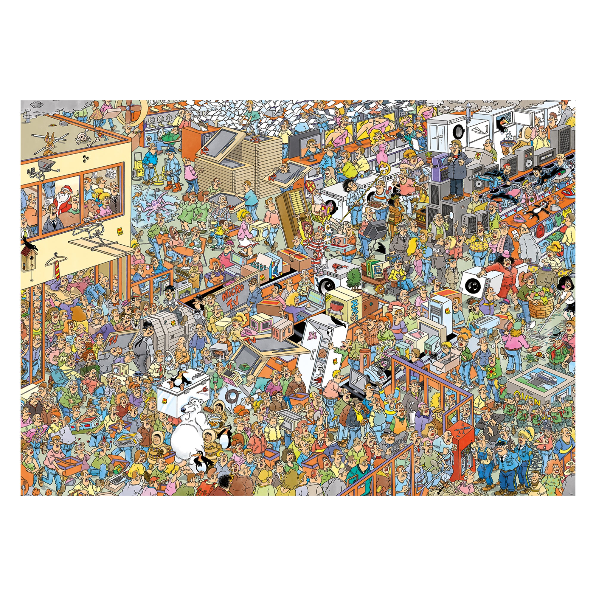 Jan van Haasteren - Holiday Shopping (2x 1000 pieces)