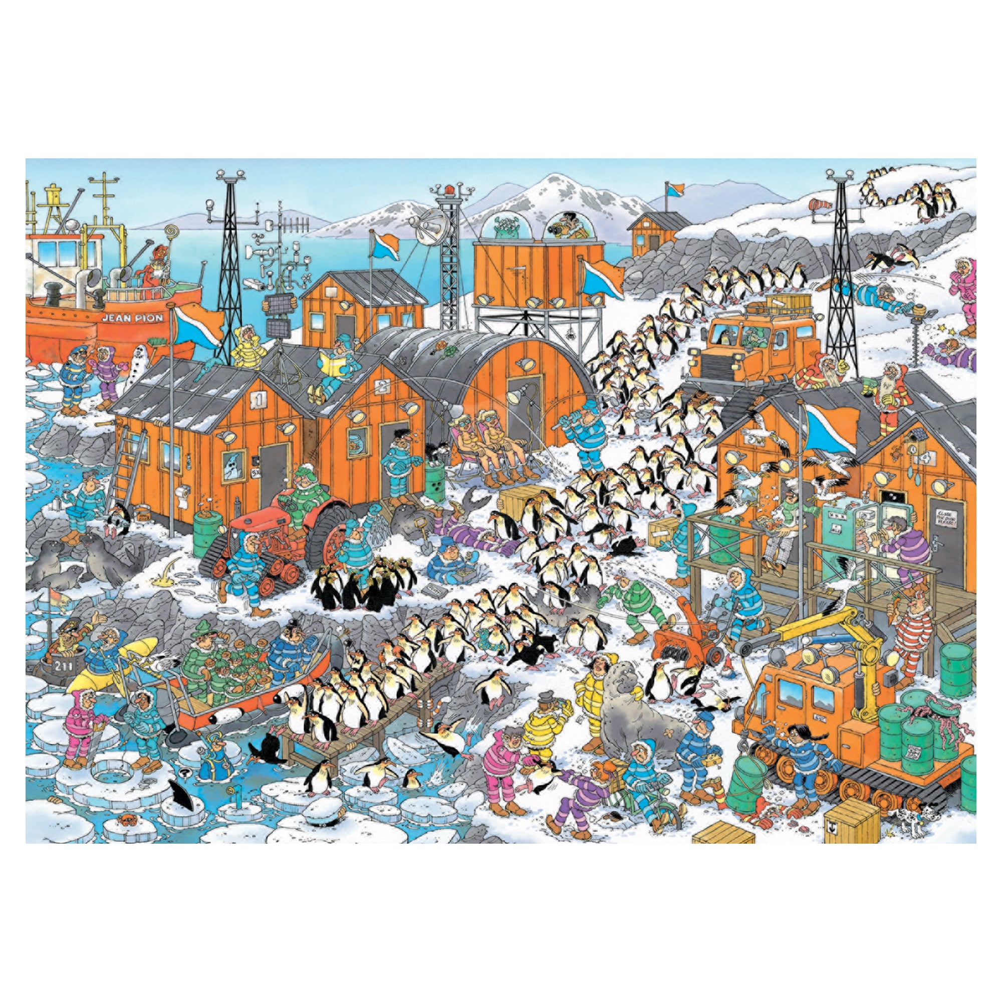 Jan van Haasteren - South Pole Expedition (1000 pieces)