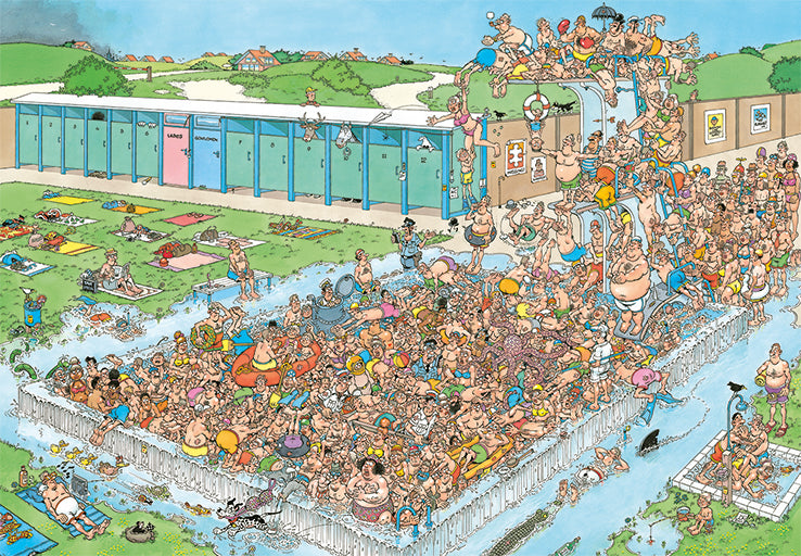 Jan van Haasteren - Pool Pile-Up (2000 pieces)