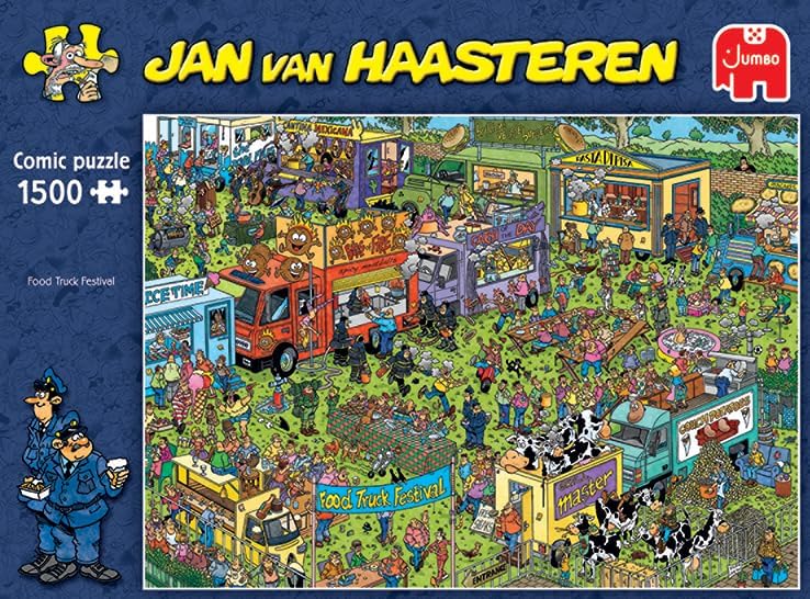 Jan van Haasteren - Food Truck Festival (1500 pieces)