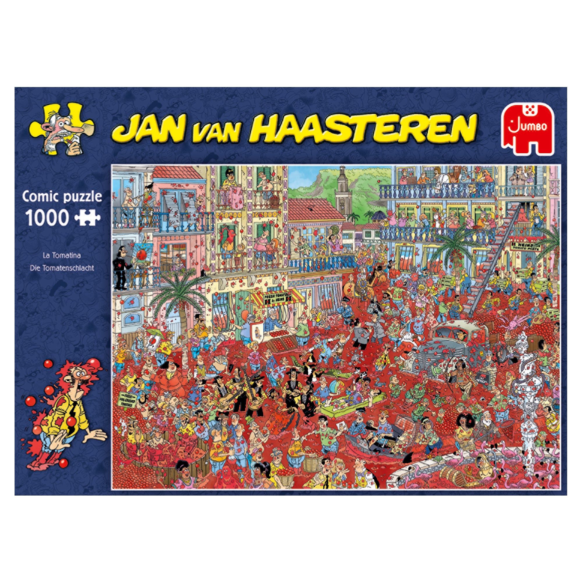 Jan van Haasteren - La Tomatina (1000 pieces)