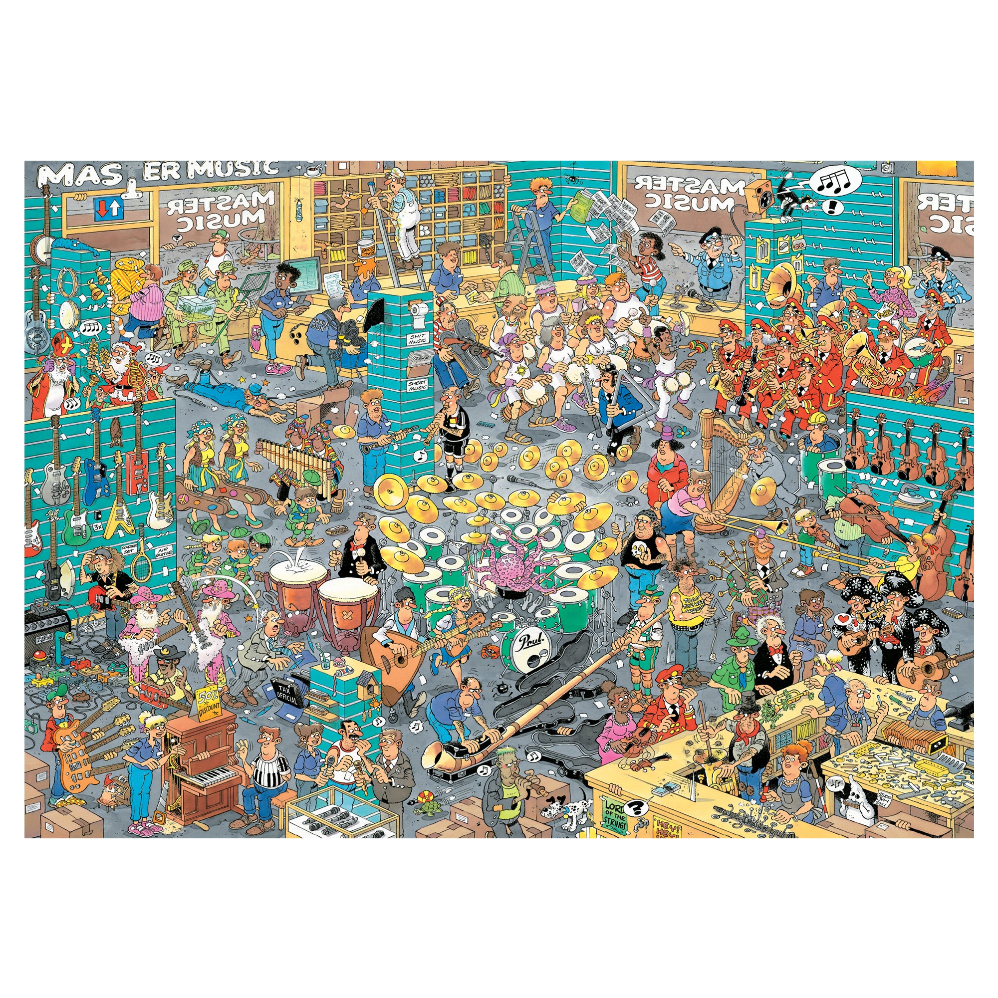 Jan van Haasteren - The Music Shop & Holiday Jitters (2x 1000 pieces)