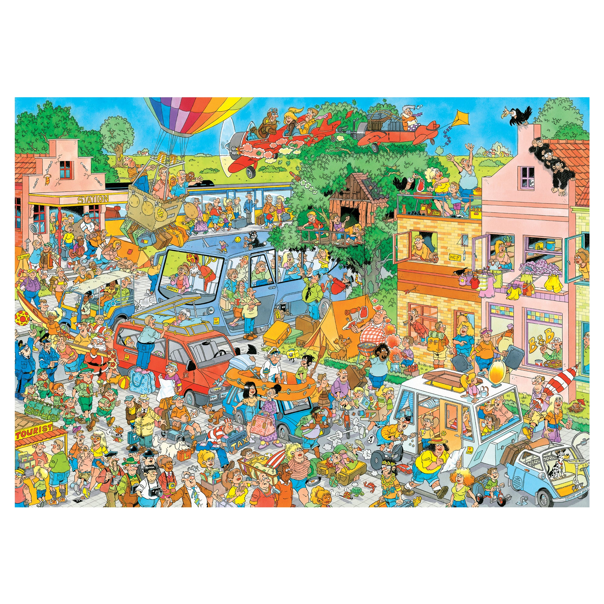 Jan van Haasteren - The Music Shop & Holiday Jitters (2x 1000 pieces)