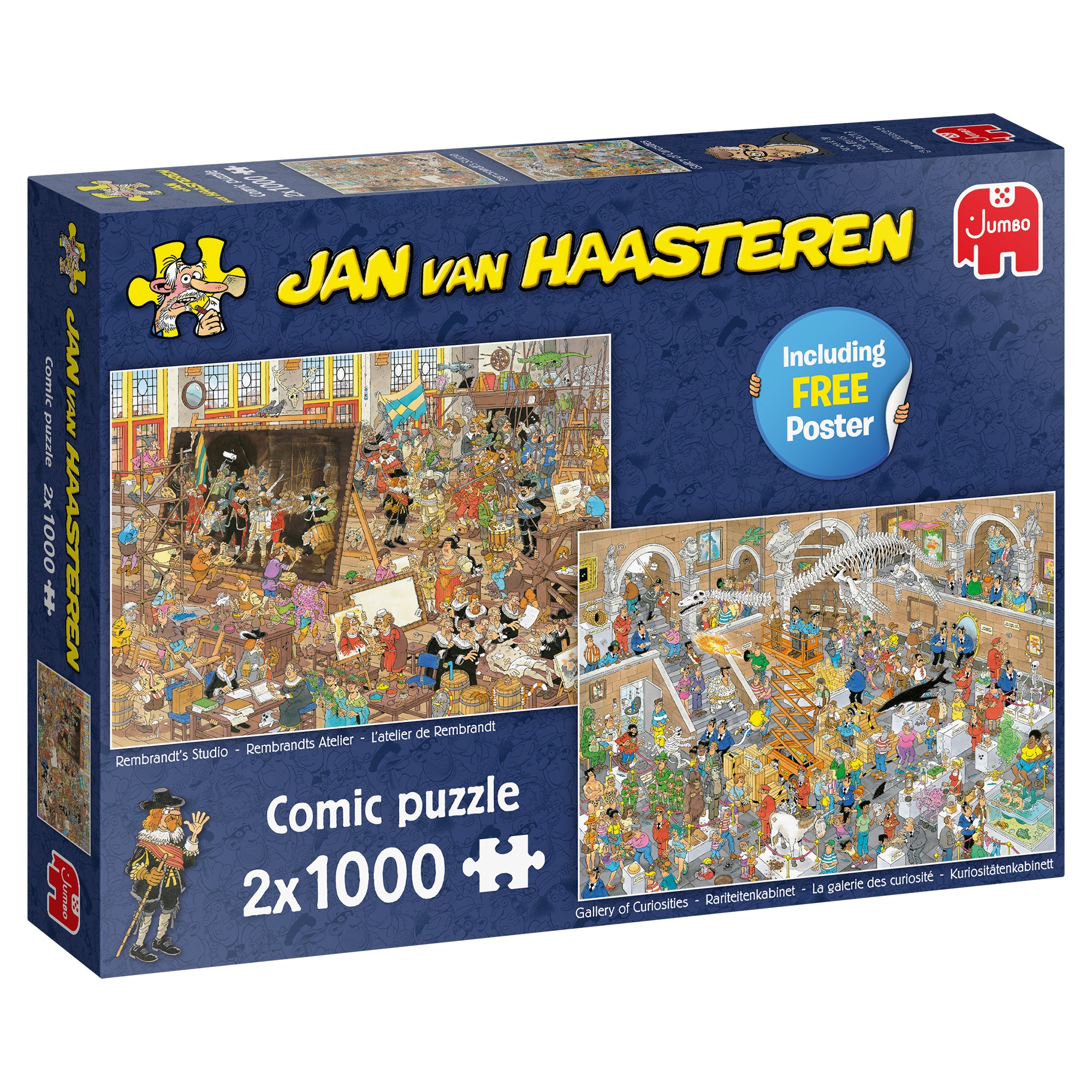 Jan van Haasteren - A Trip to the Museum (2x 1000 pieces)