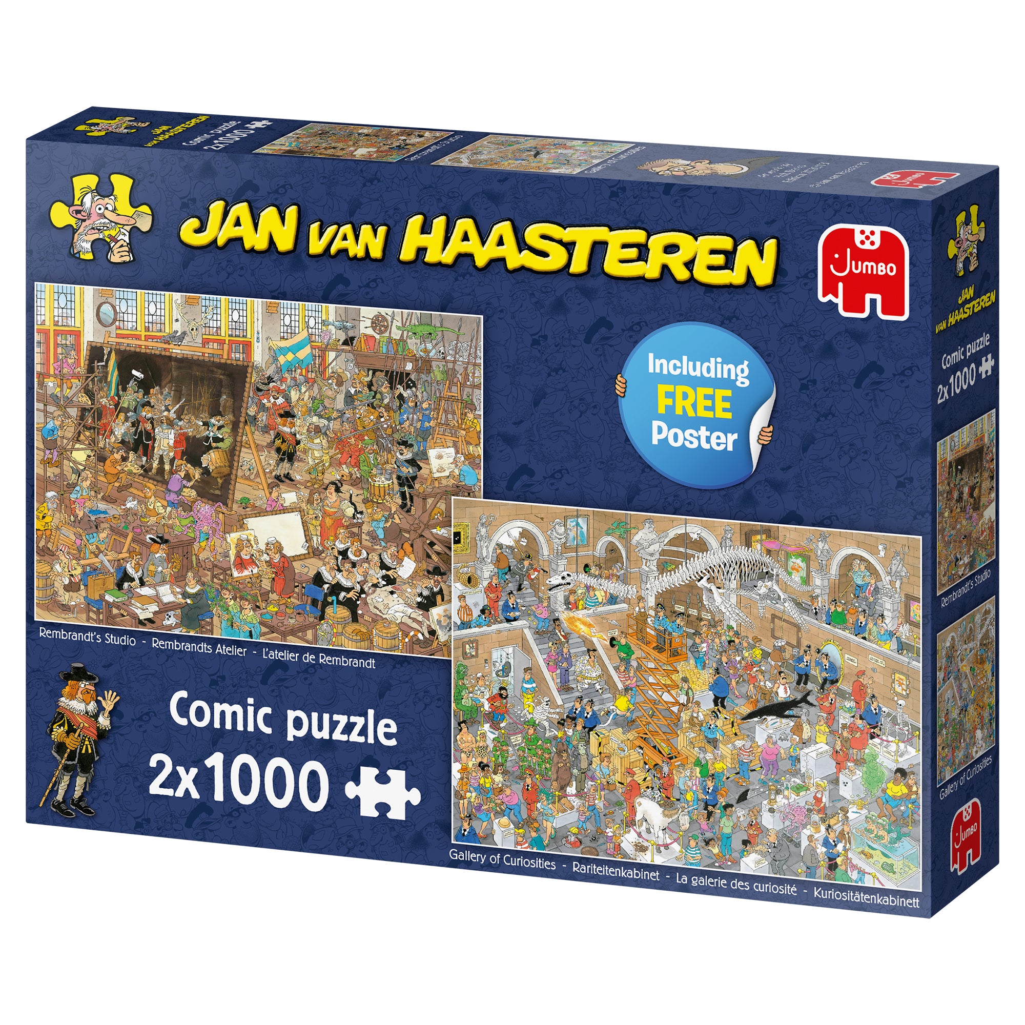 Jan van Haasteren - A Trip to the Museum (2x 1000 pieces)