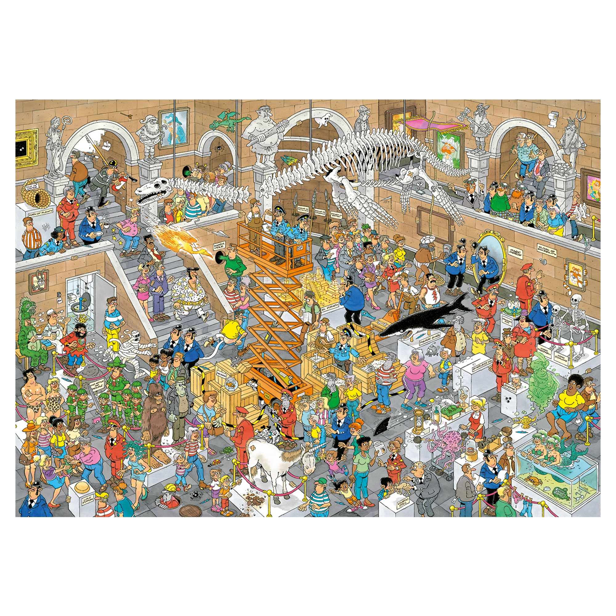 Jan van Haasteren - A Trip to the Museum (2x 1000 pieces)