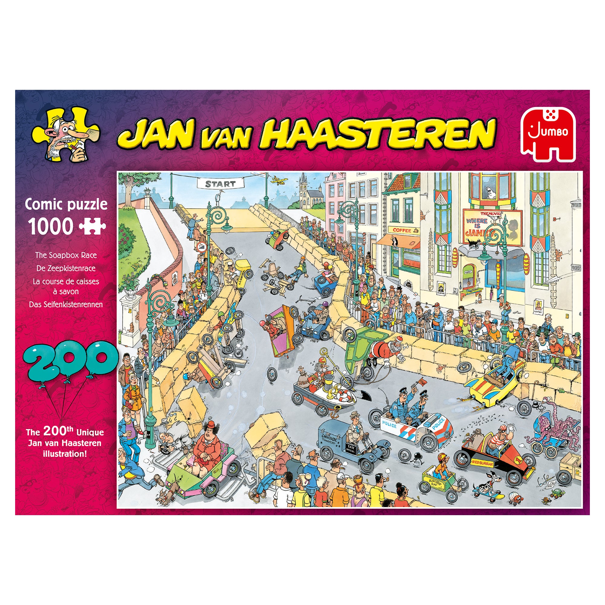 Jan van Haasteren - The Soapbox Race (1000 pieces)
