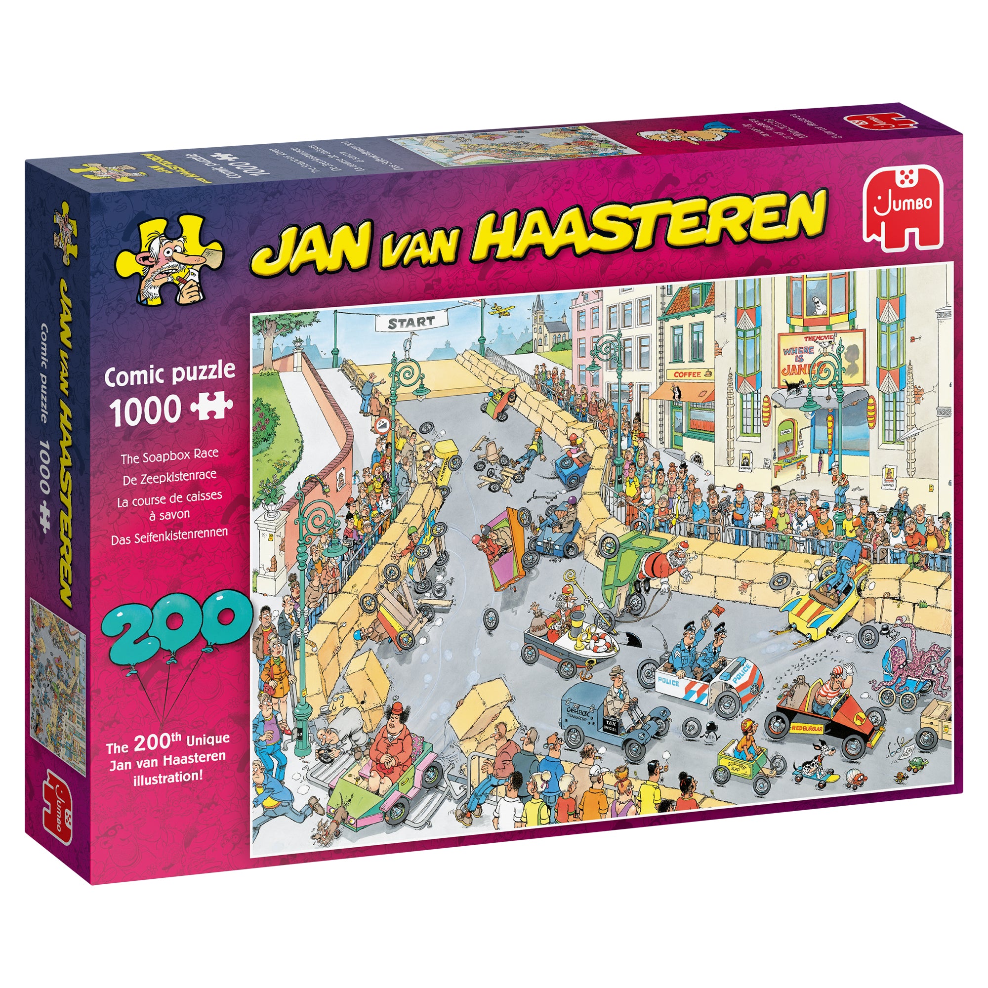 Jan van Haasteren - The Soapbox Race (1000 pieces)