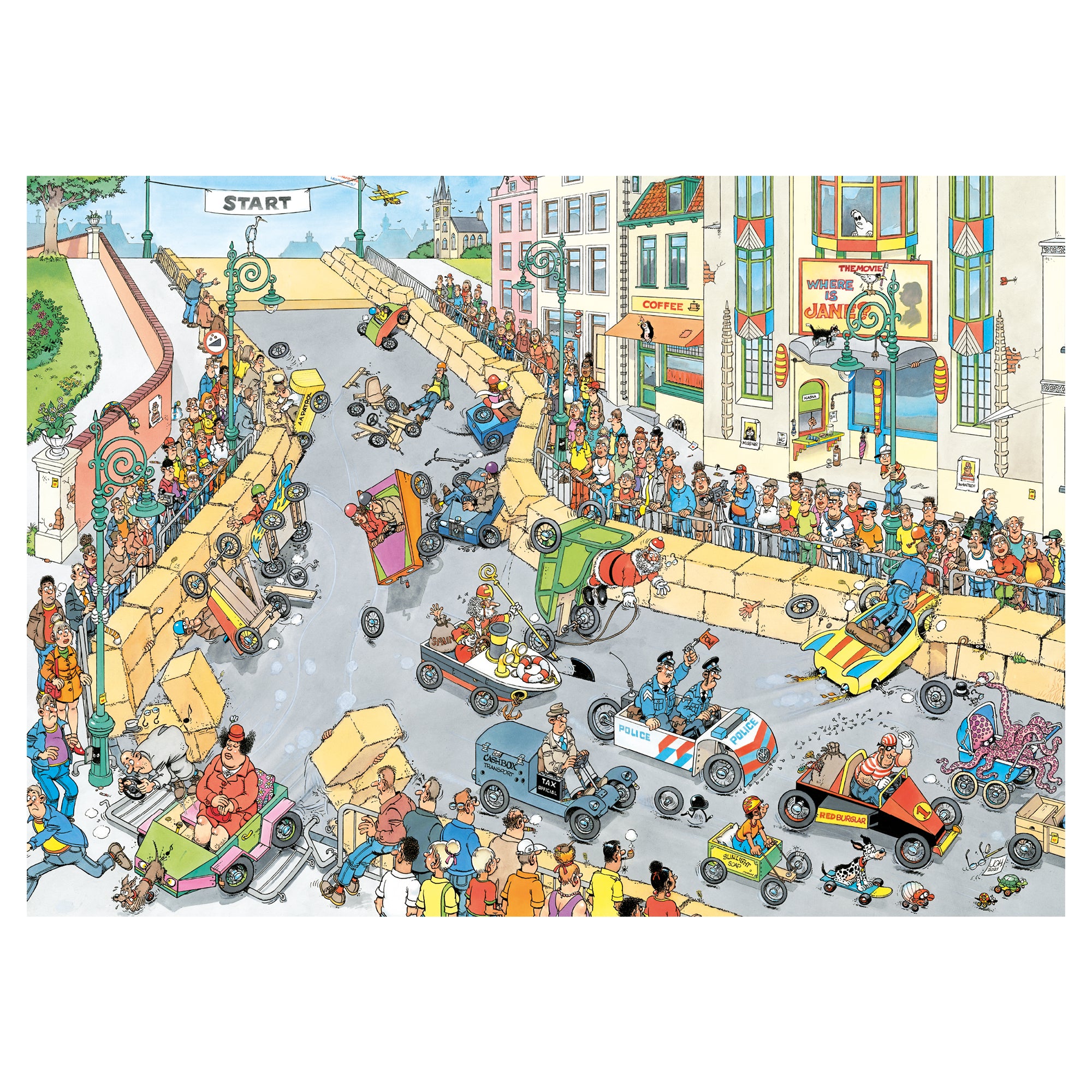 Jan van Haasteren - The Soapbox Race (1000 pieces)