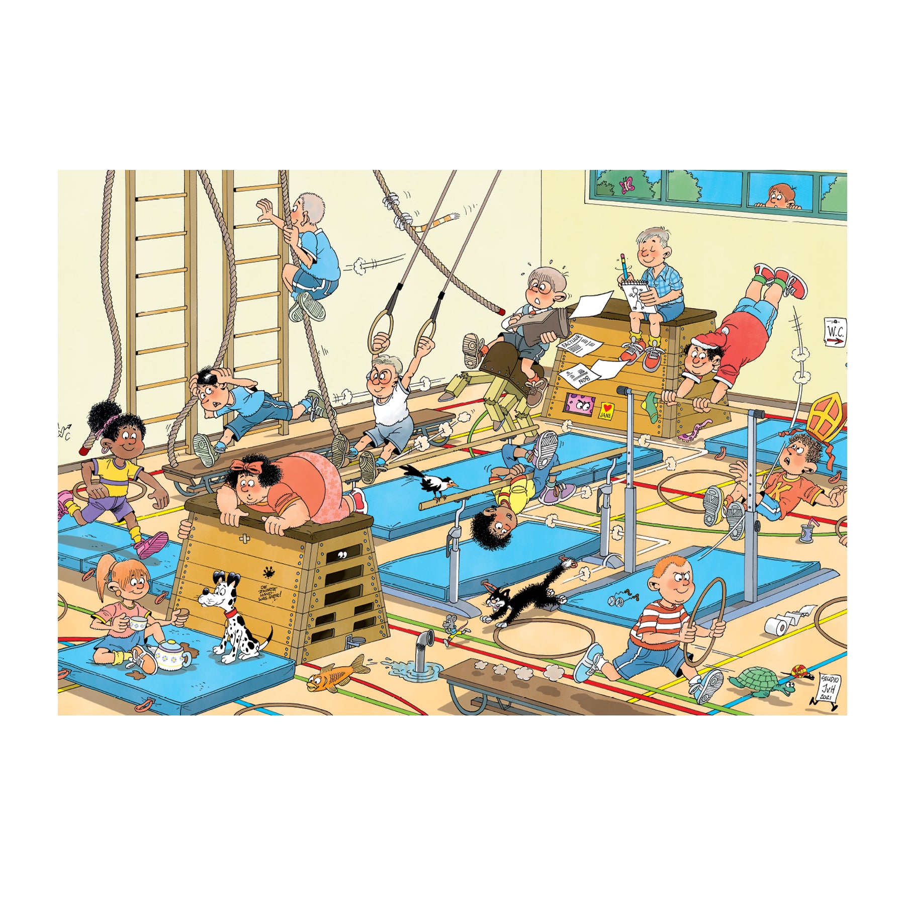 Jan van Haasteren Junior 3 - Gym Class (240 pieces)