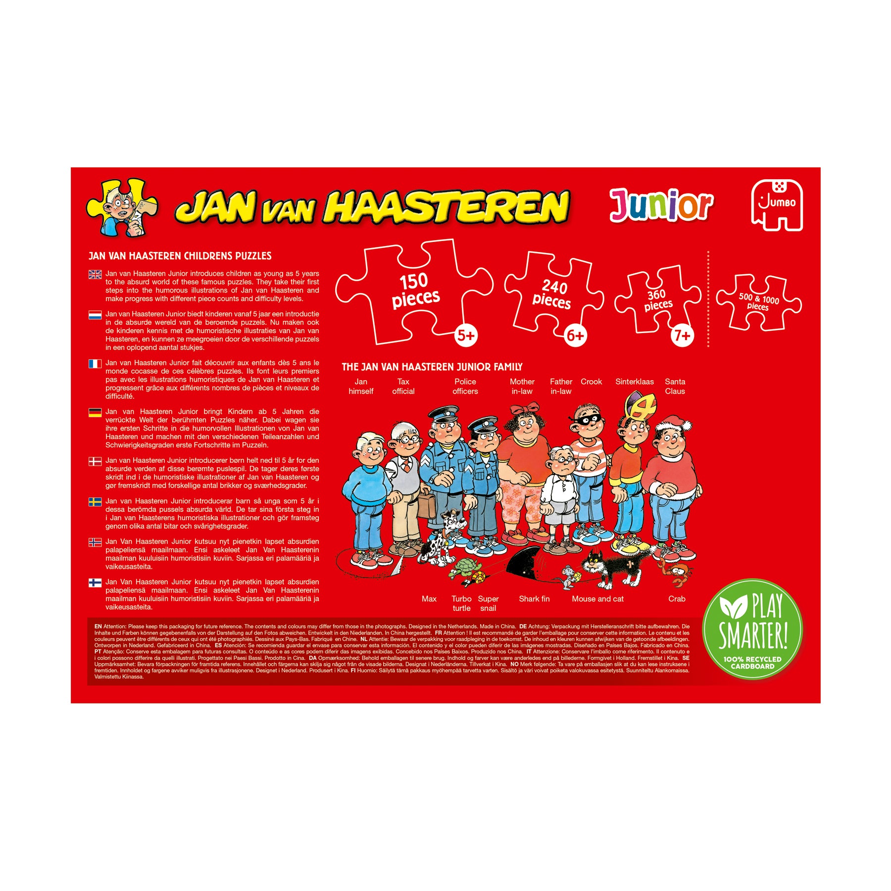 Jan van Haasteren Junior 5 - The Classroom (360 pieces)