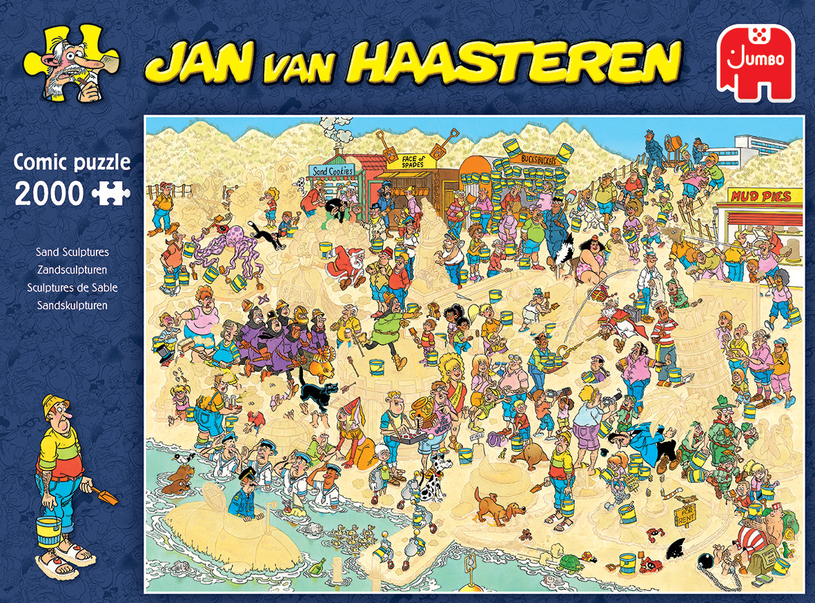 Jan van Haasteren - Sand Sculptures (2000 pieces)