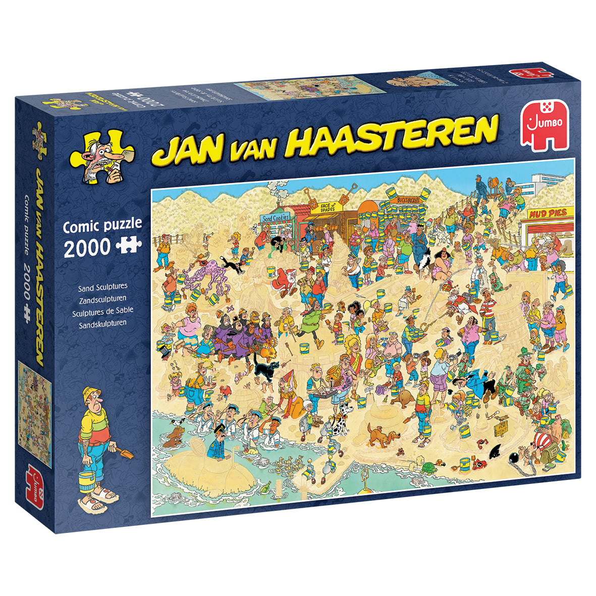 Jan van Haasteren - Sand Sculptures (2000 pieces)