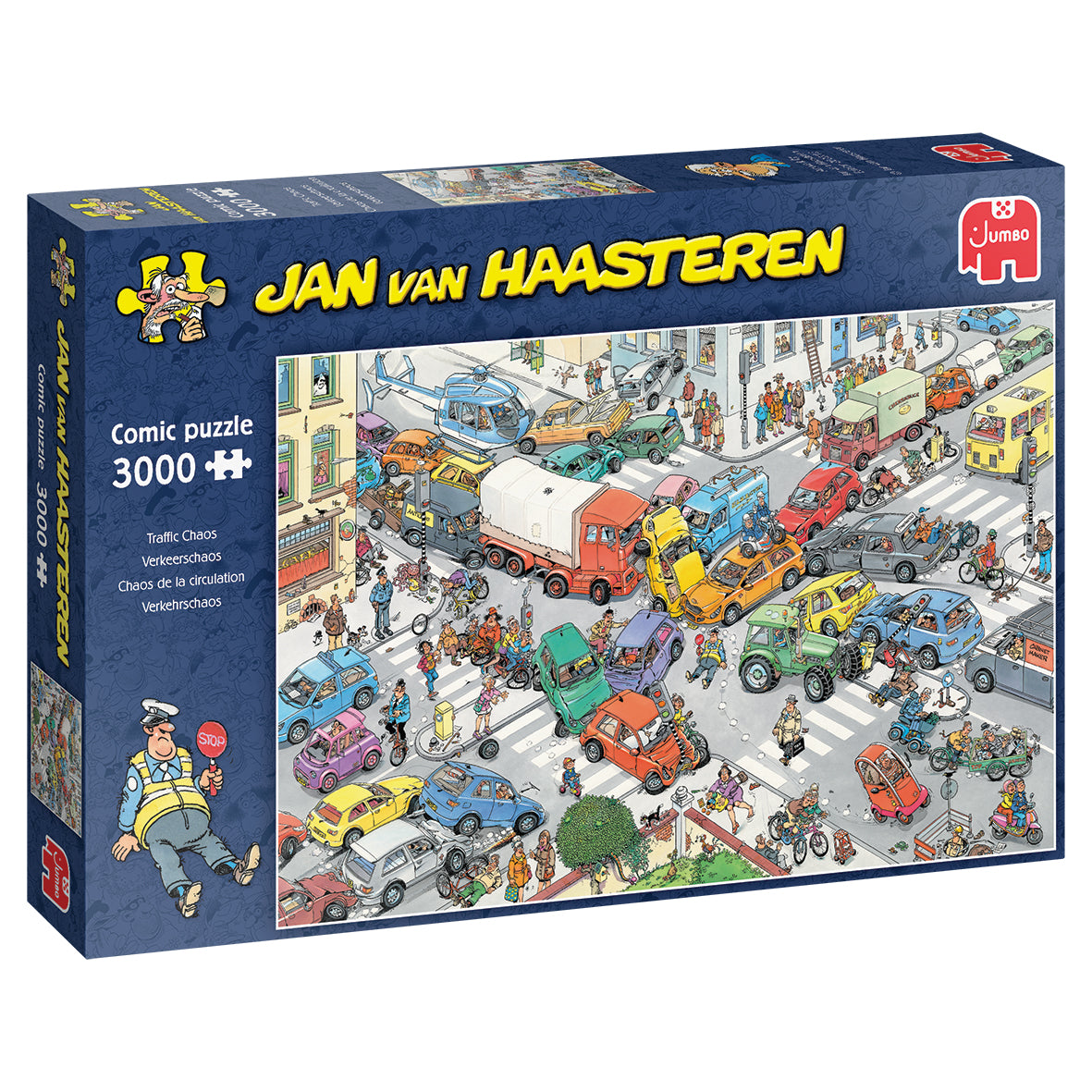 Jan van Haasteren - Traffic Chaos (3000 pieces)