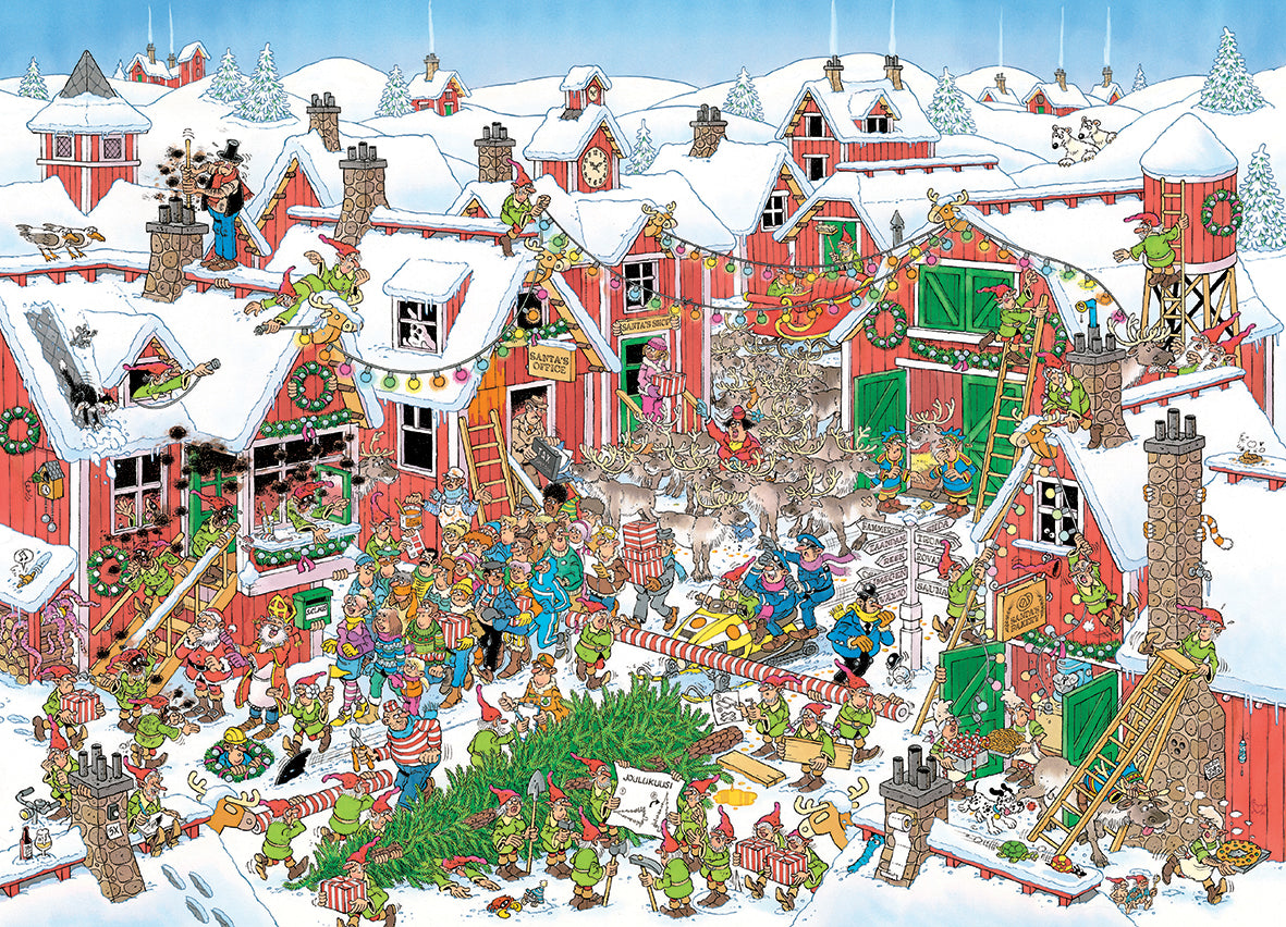 Jan van Haasteren - Santa's Village (1000 pieces)