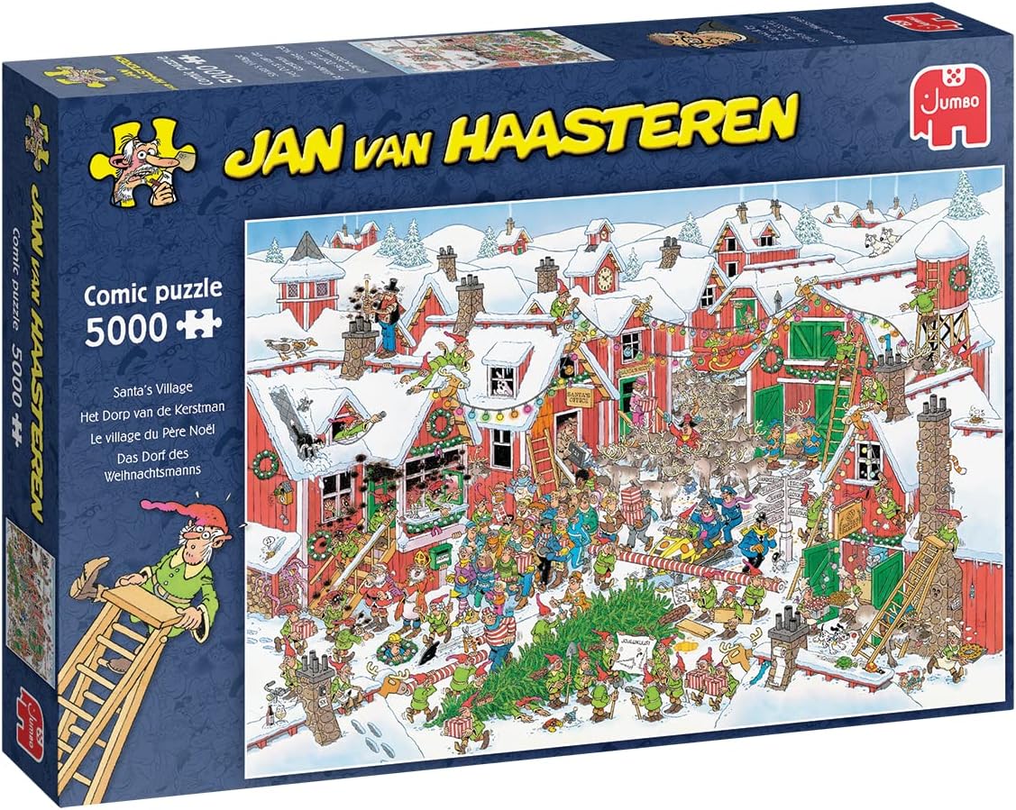 Jan van Haasteren - Het Dorp van de Kerstman (5000 stukjes)